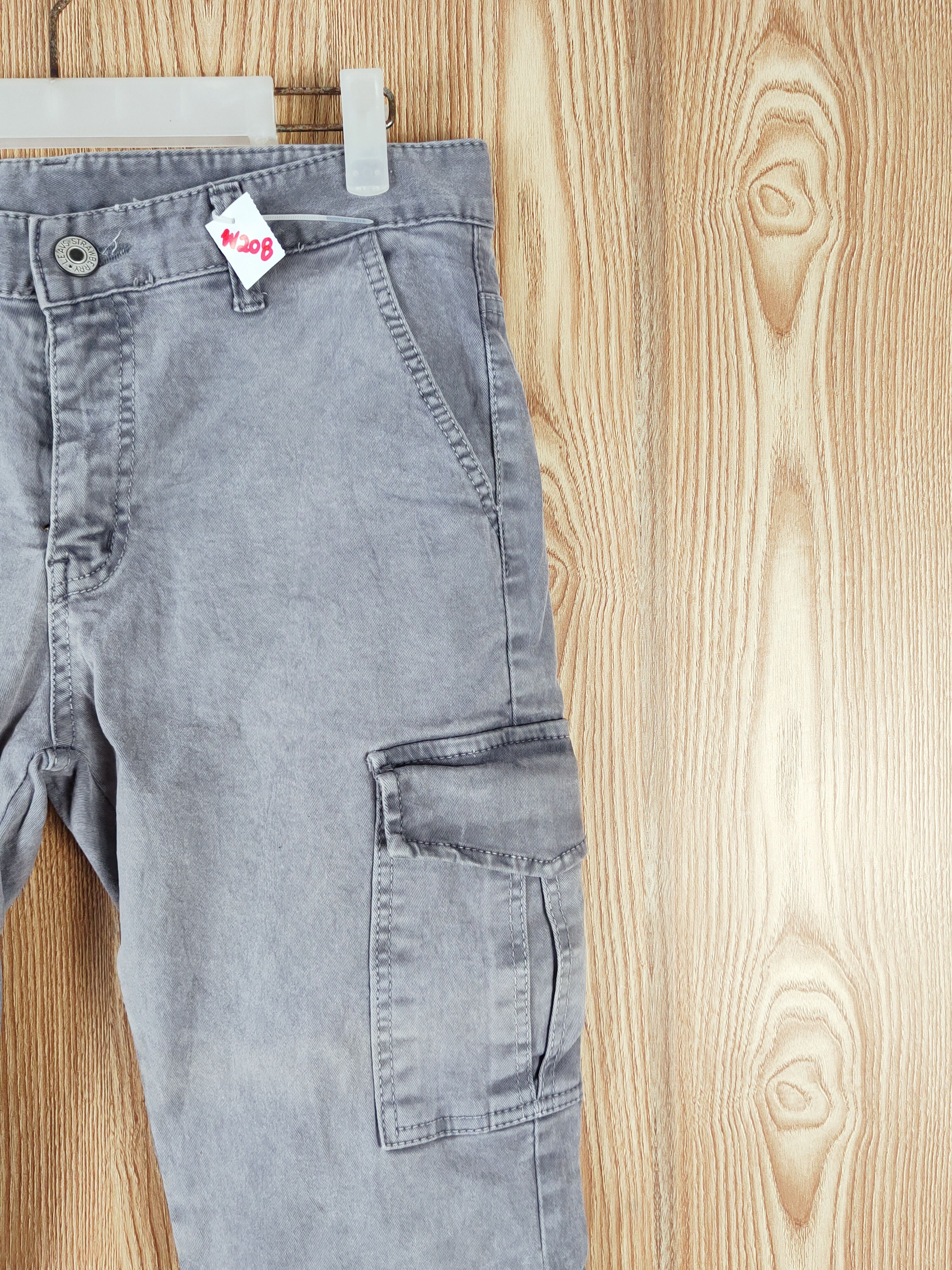 Japanese Brand Leavs Strawberry Gray Multipocket Tactical Cargo Pants #W208 Size 30" / US 8 / IT 44 - 5 Thumbnail