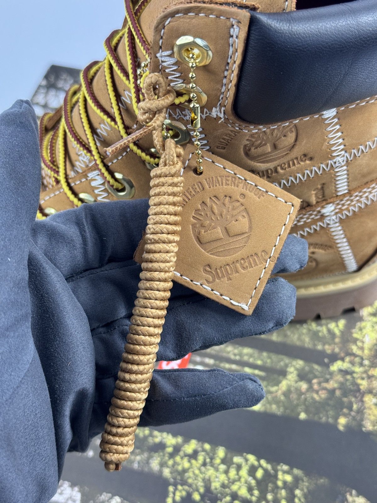 Timberland x SUPREME 6’’ PATCHWORK BOOTS Size US 9.5 / EU 42-43 - 9 Thumbnail