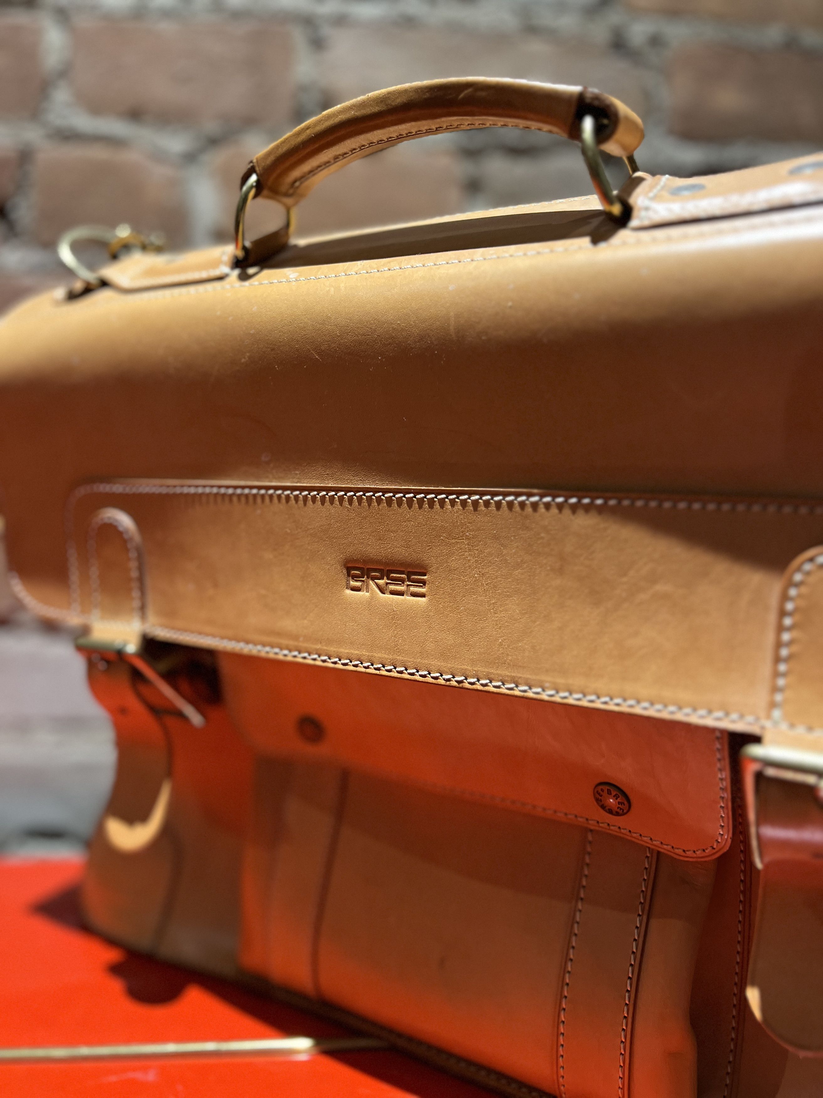 BREE BREE Natur Collection Leather Briefcase – Vegetable Tanned Size ONE SIZE - 5 Thumbnail