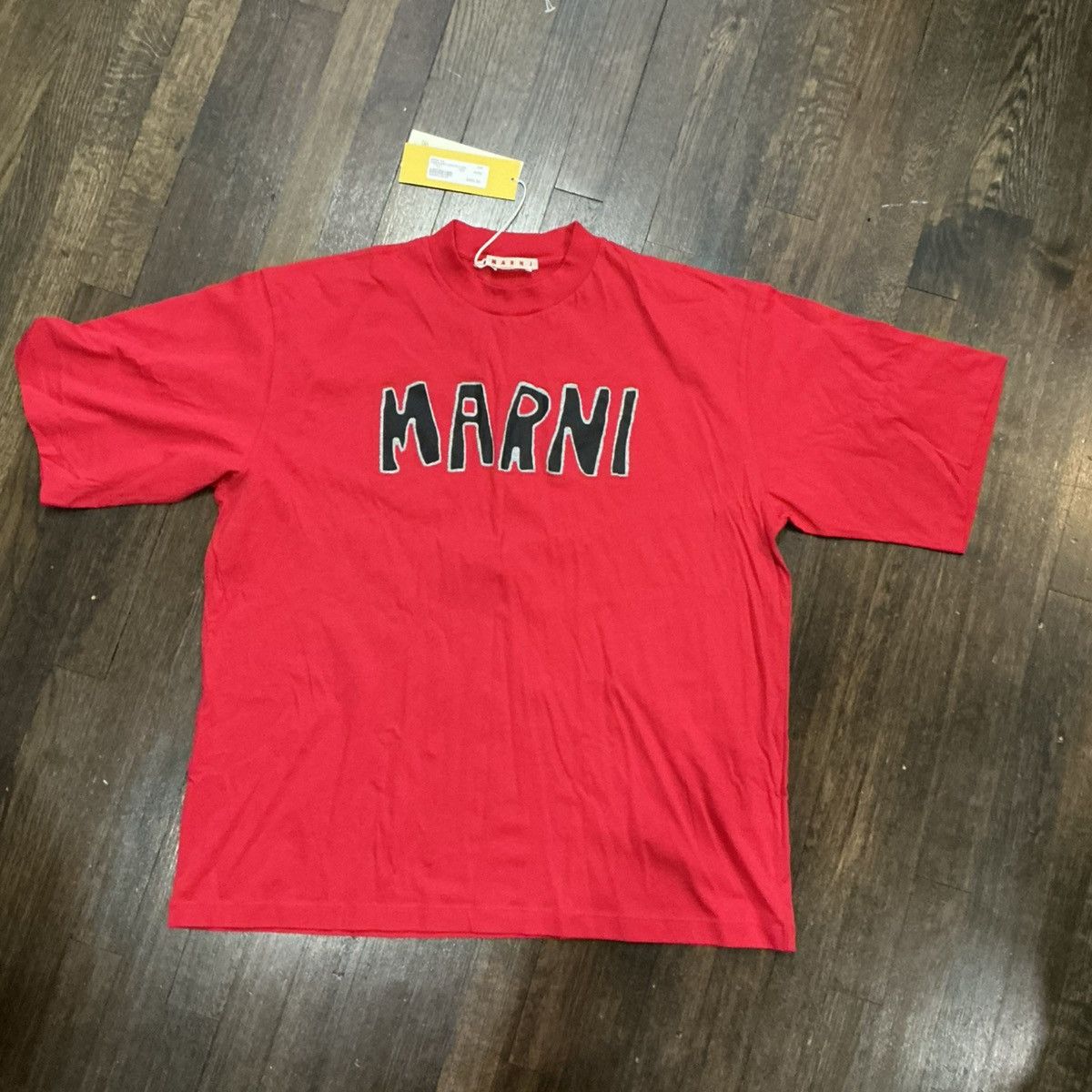 Marni Marni cut out Logo Tee Size US L / EU 52-54 / 3 - 1 Thumbnail
