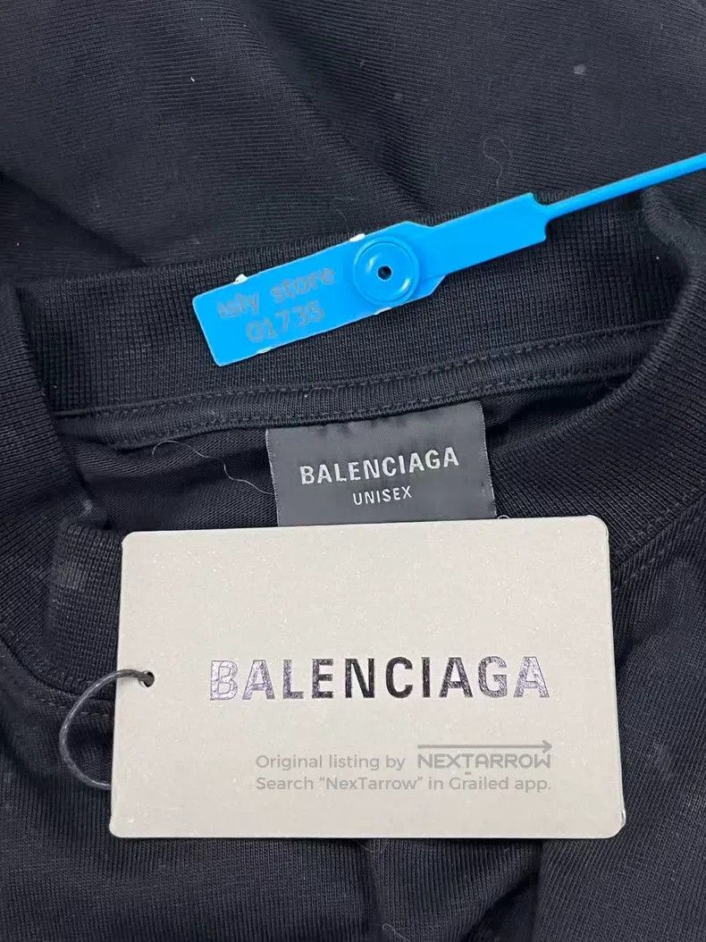 Balenciaga Balenciaga Solid Color Letter Printed Crew Neck Short Slee Size US M / EU 48-50 / 2 - 5 Thumbnail
