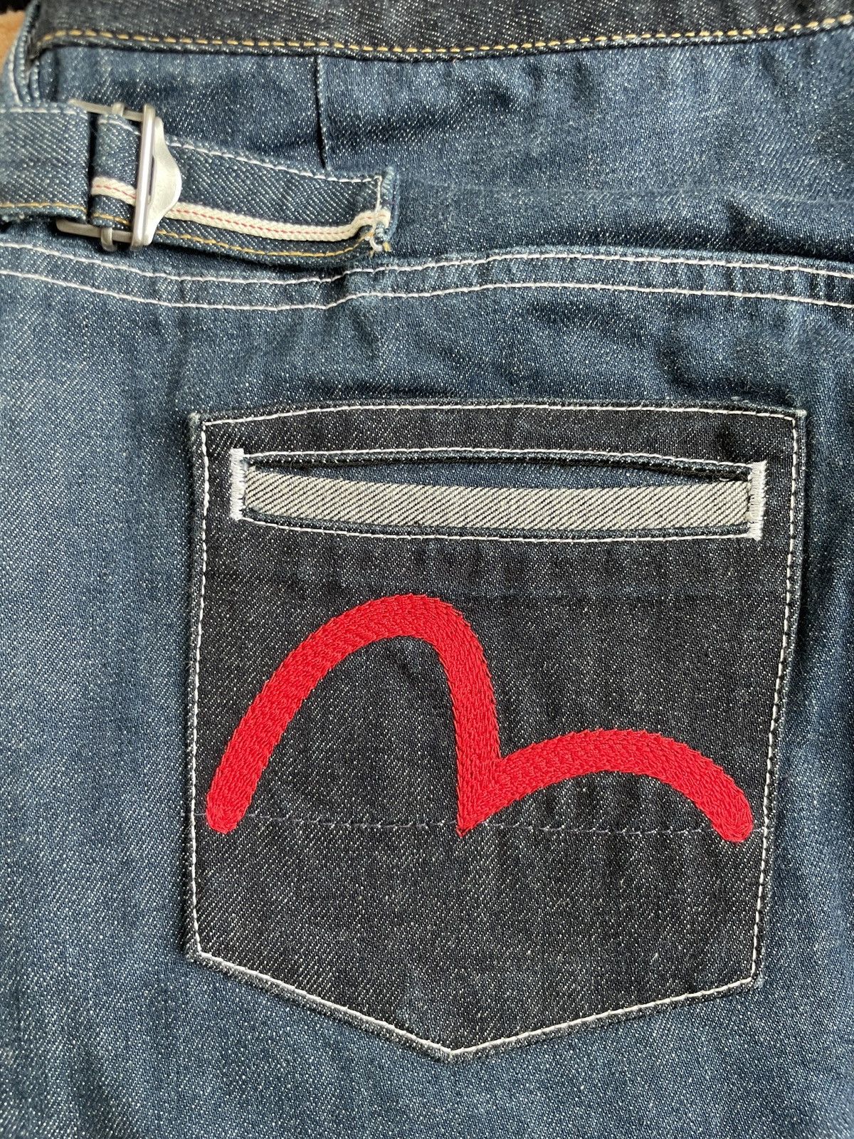 Evisu × Japanese Brand EVISU daicock style cropped pants！size:29 Size US 29 - 5 Thumbnail