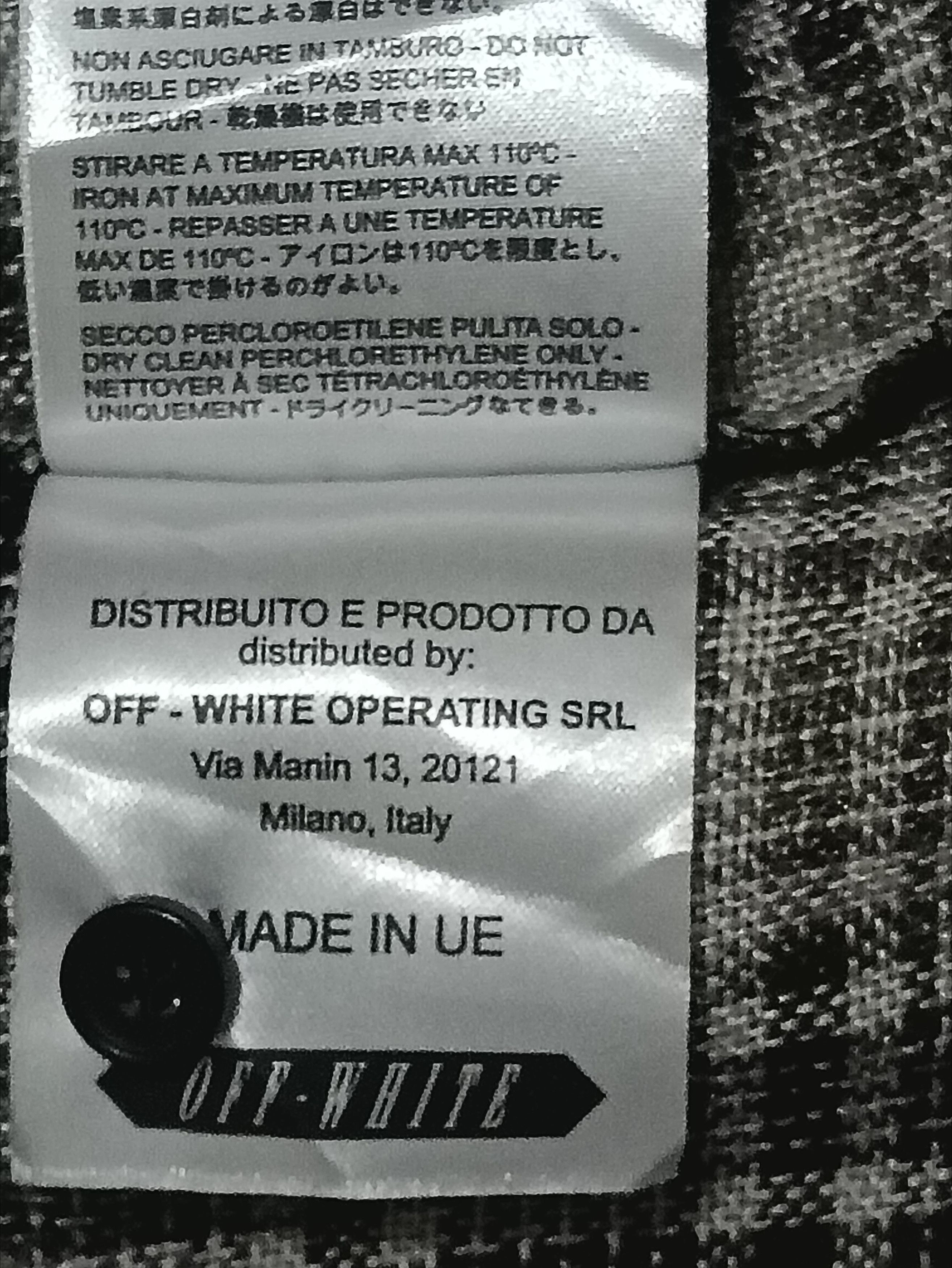 Off-White OFF-WHITE C/O VIRGIL ABLOH "BLUE COLLAR" TARTAN FRINGED Size US XS / EU 42 / 0 - 6 Thumbnail