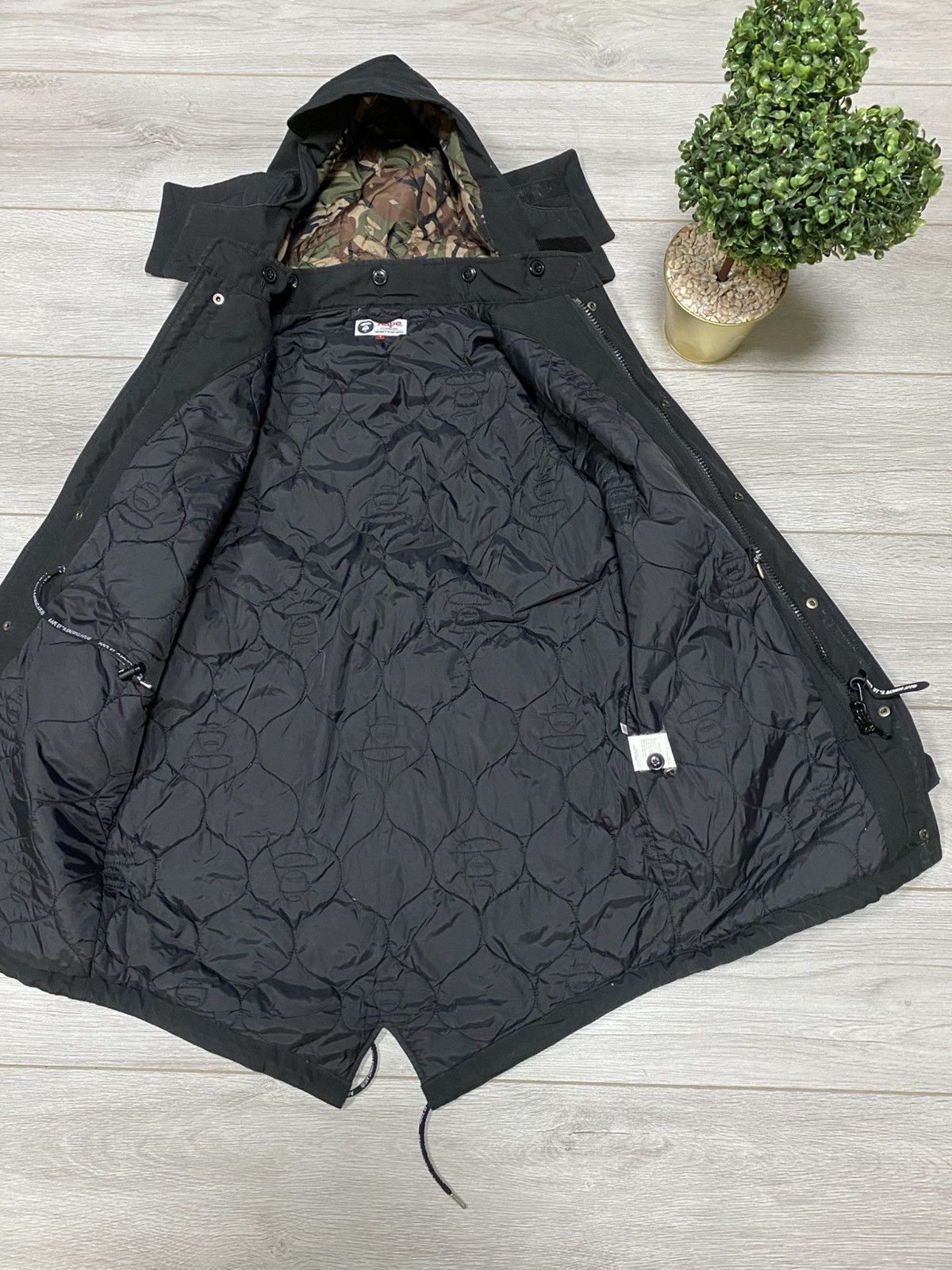 Aape Aape by Bape ninja parka mask big logo jacket Japan Size US S / EU 44-46 / 1 - 13 Thumbnail