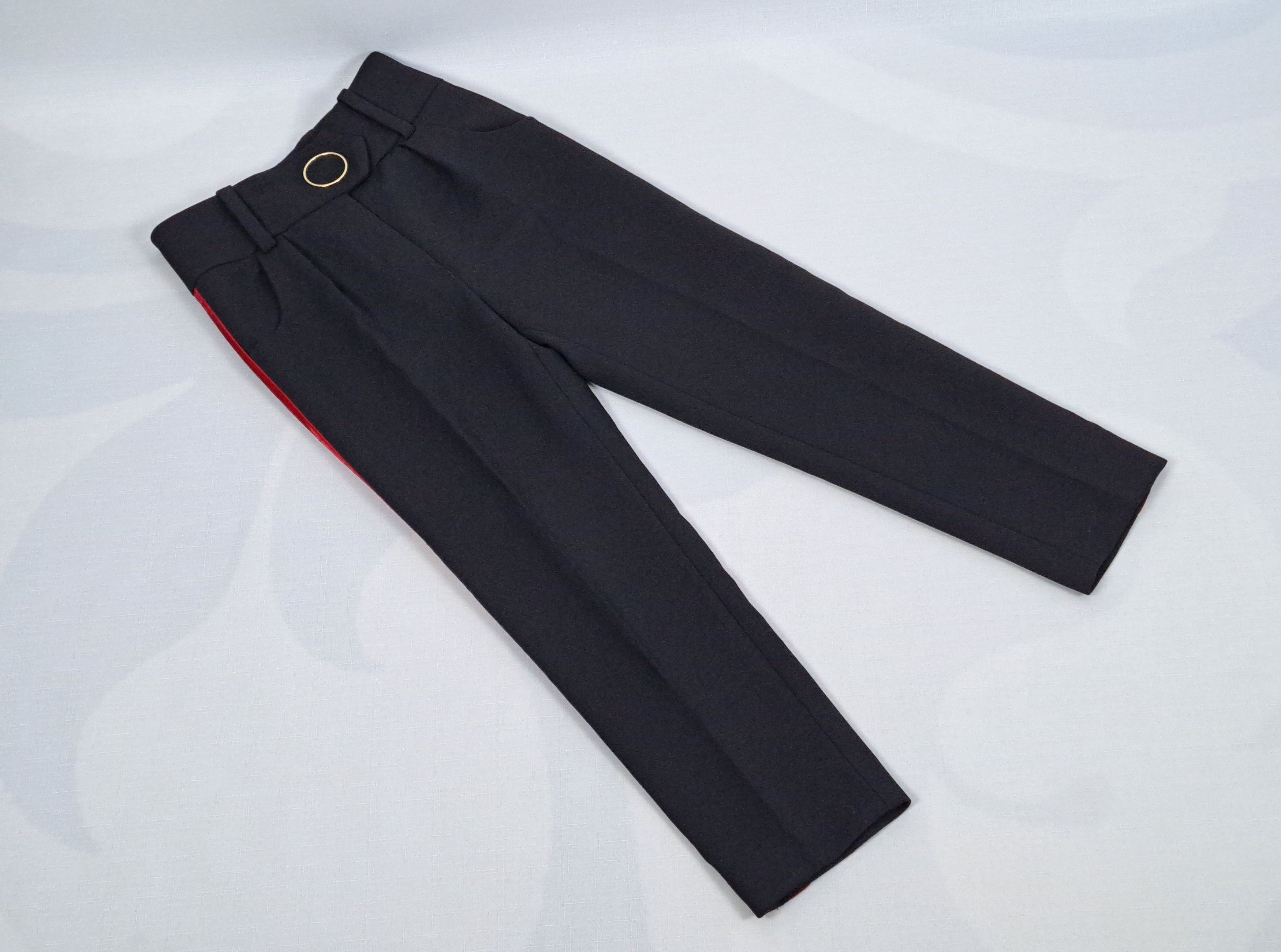 Petar Petrov Petar Petrov high waist wool pants with red stripe. Size 28" / US 6 / IT 42 - 7 Thumbnail