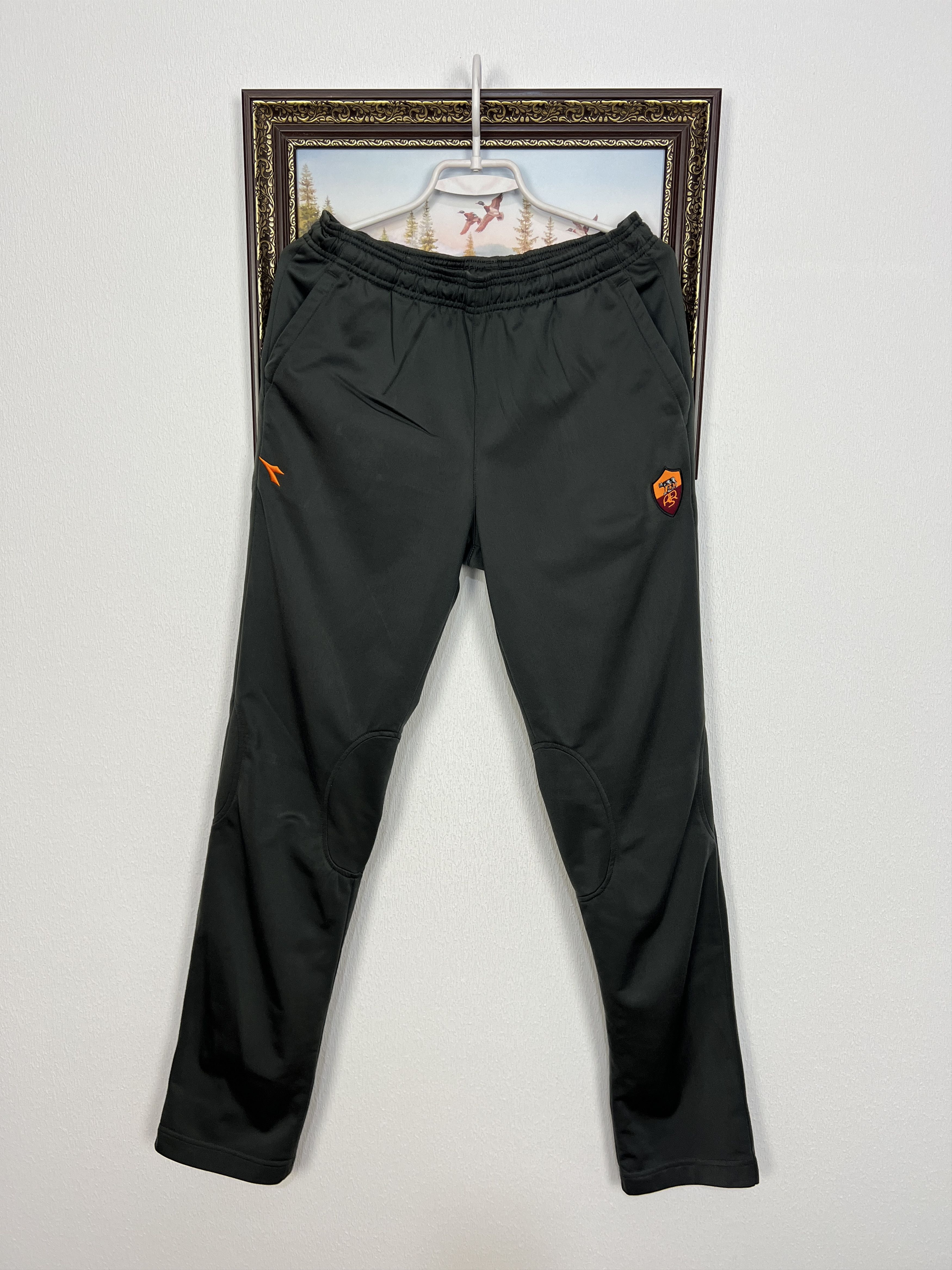 Diadora Vintage AS Roma Football Track Suit Soccer Set Jacket Pants Size US M / EU 48-50 / 2 - 8 Thumbnail