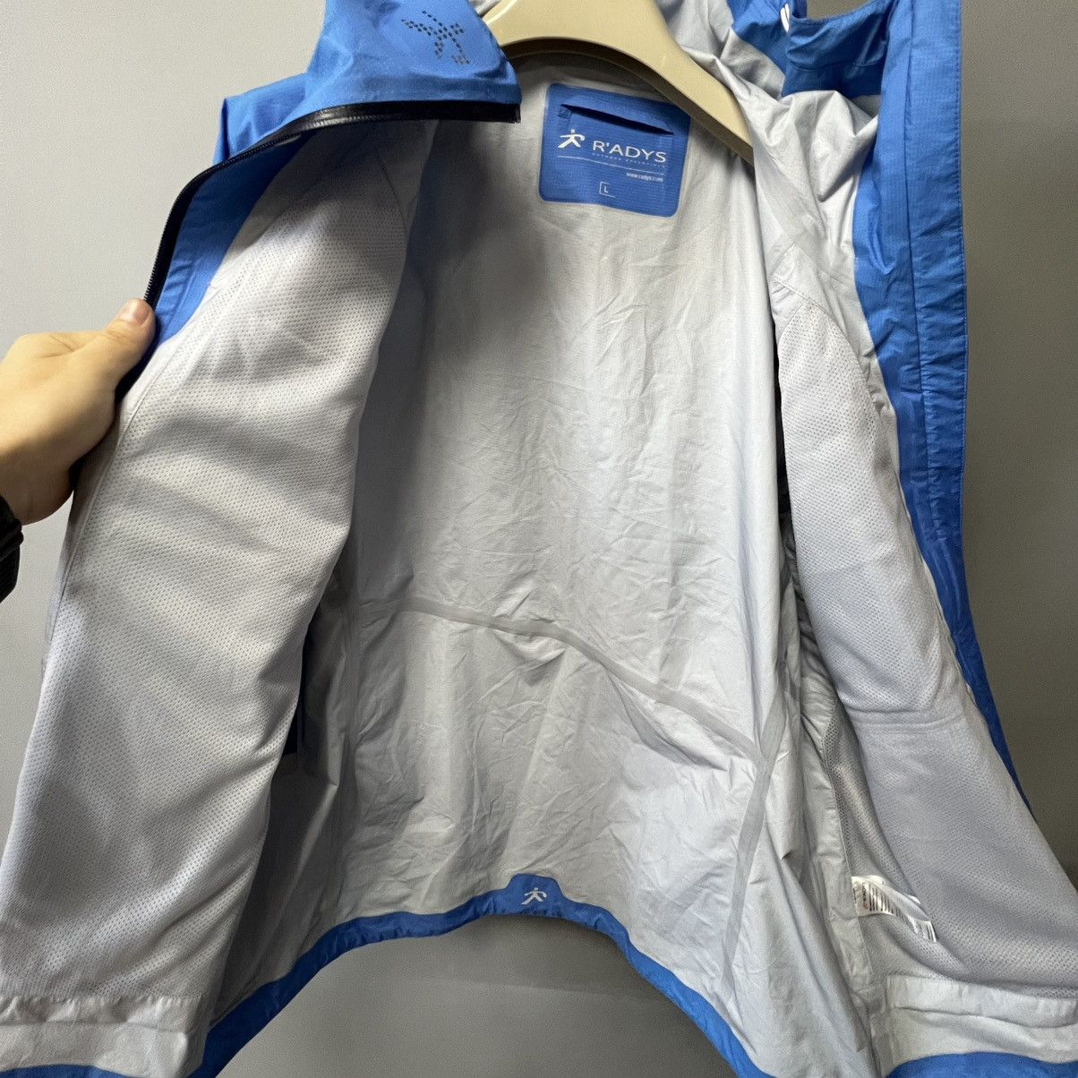 Goretex R'ADYS WINDBREAKER WATERPROOF JACKET OUTDOOR BLUE SWISS Y2K Size US L / EU 52-54 / 3 - 3 Thumbnail
