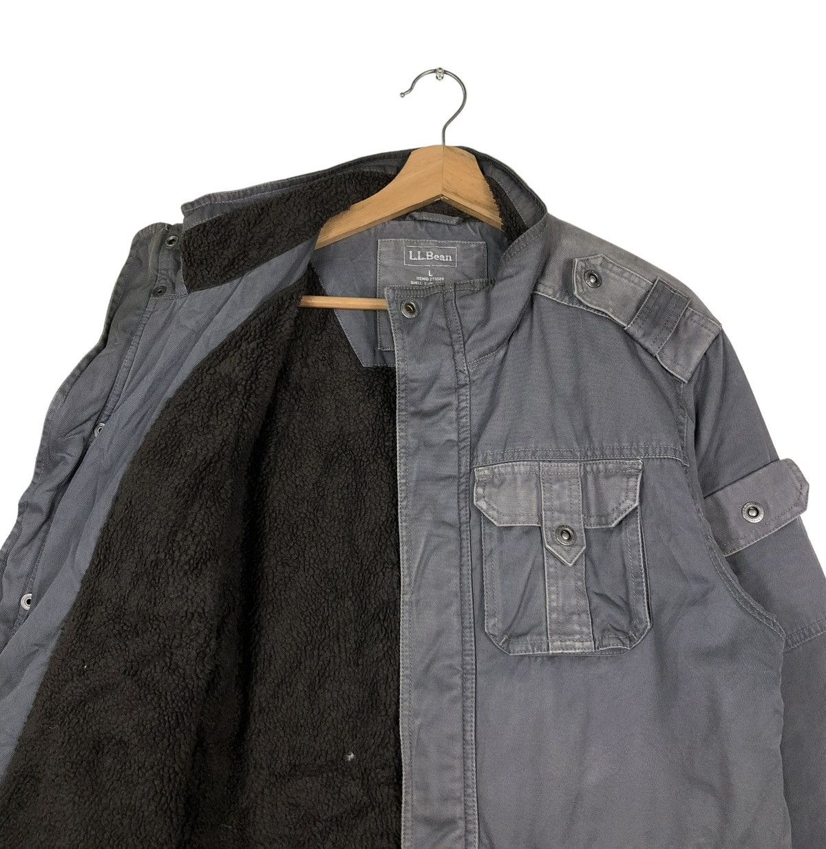 Japanese Brand 🔥VINTAGE BIKER JACKET L.L.BEAN MULTI POCKET CARGO Size US L / EU 52-54 / 3 - 12 Thumbnail