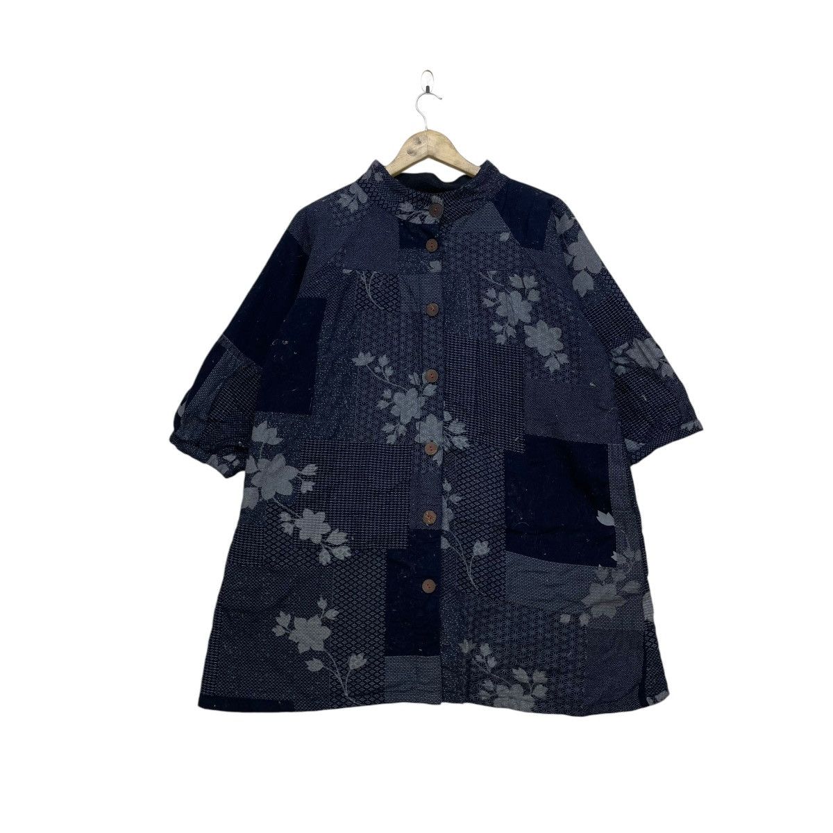 Blue Blue Japan 💥Japanese Brand Sahshiko Patchwork Jacket Size M / US 6-8 / IT 42-44 - 1 Thumbnail