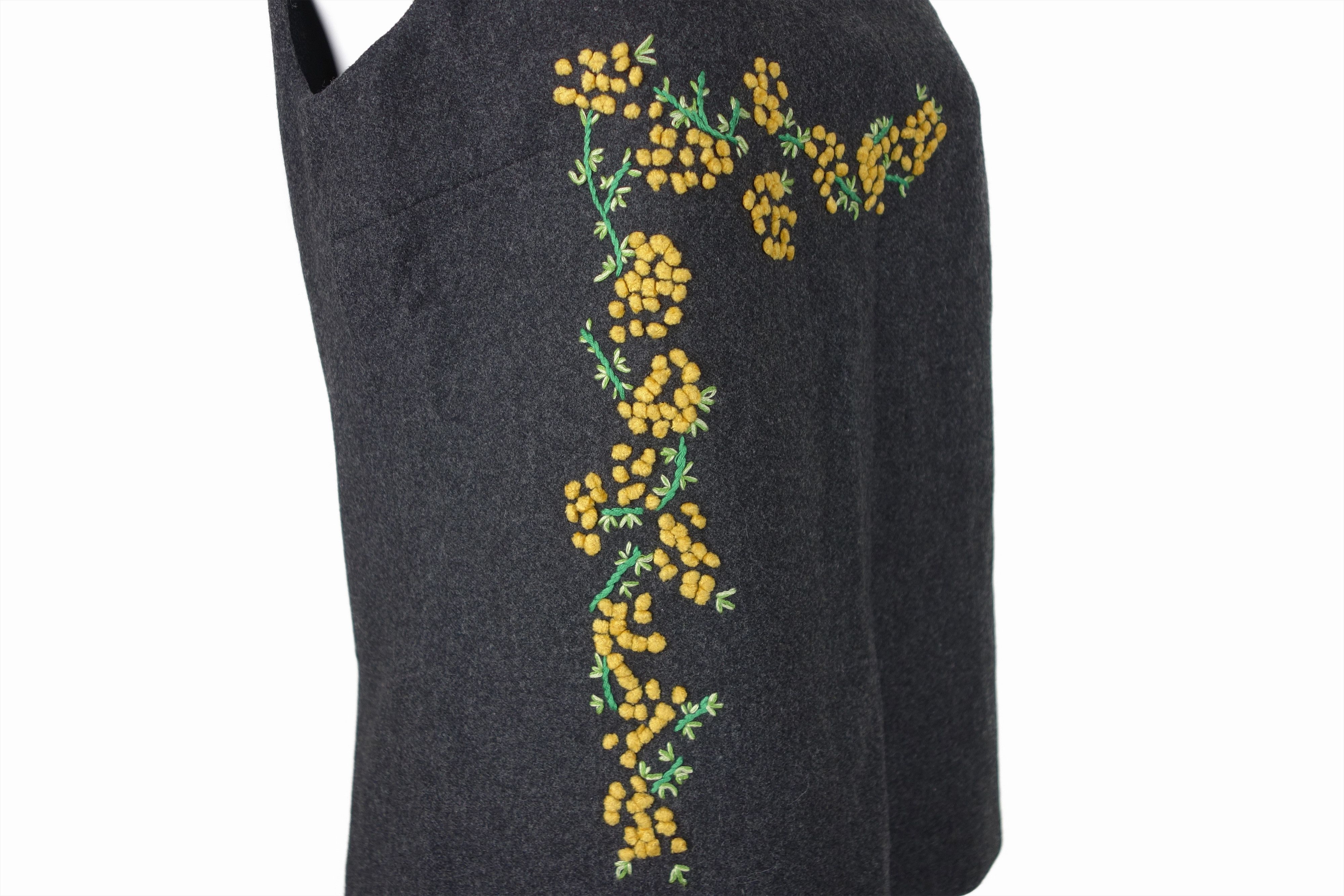 Dolce & Gabbana × Vintage Dolce Gabbana 90s Corset Top D&G Bustier Embroidered Floral Size L / US 10 / IT 46 - 4 Thumbnail