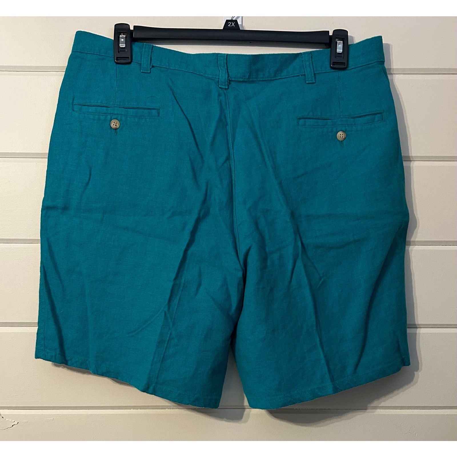 Polo Ralph Lauren Vintage 80s men’s Polo RL Tyler shorts cream NWT linen sz 38 Size US 38 / EU 54 - 2 Thumbnail