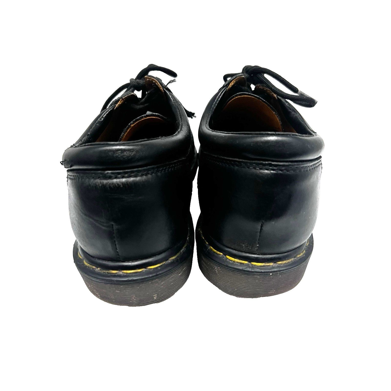 Dr. Martens Dr. Martens Black Leather Oxford Shoes Mens US 10M Lace Up Size US 10 / EU 43 - 4 Thumbnail