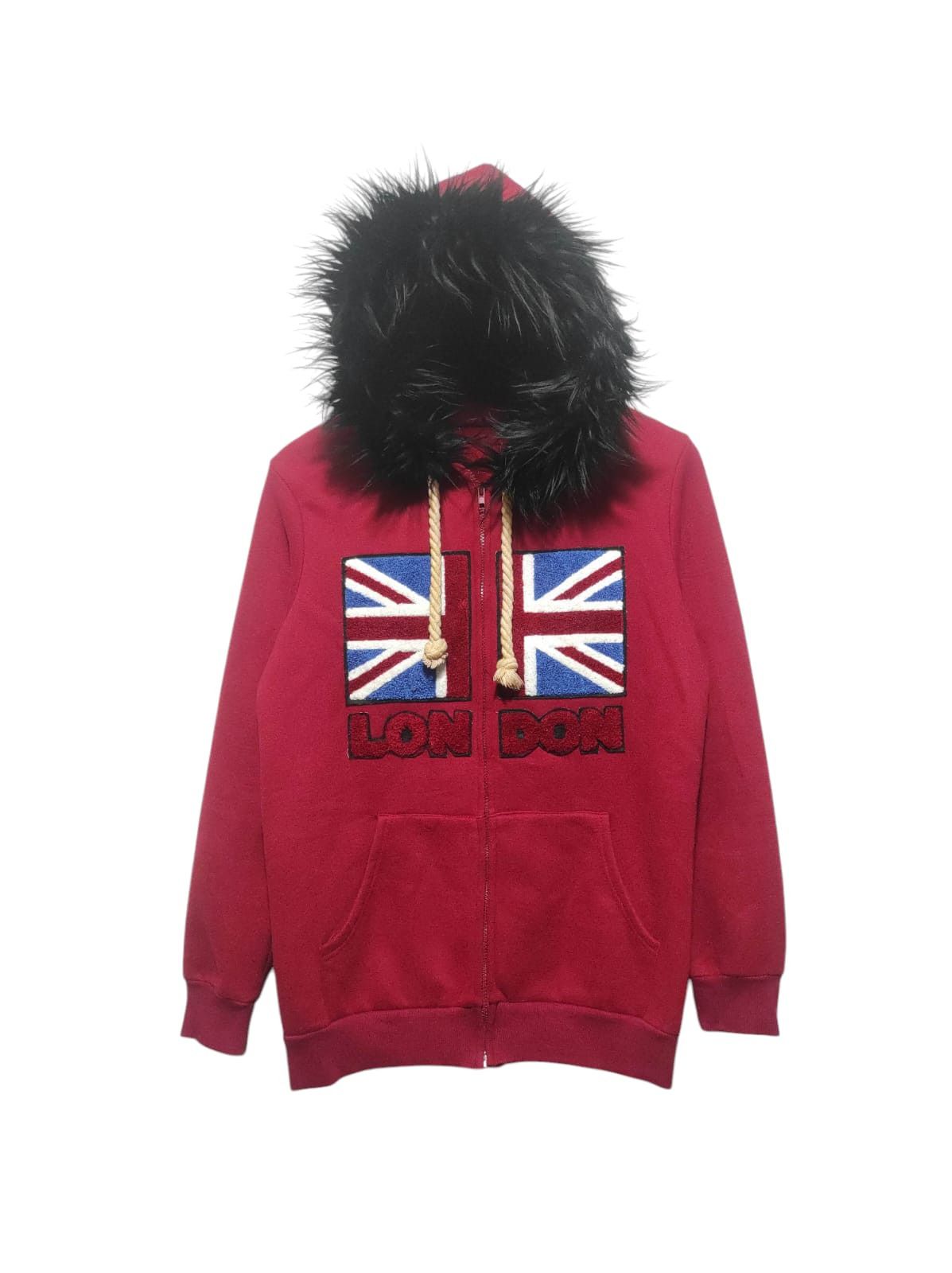 If Six Was Nine London Flag Zip Fur Hoodie IfSixWasNine LGB style Size US S / EU 44-46 / 1 - 1 Thumbnail