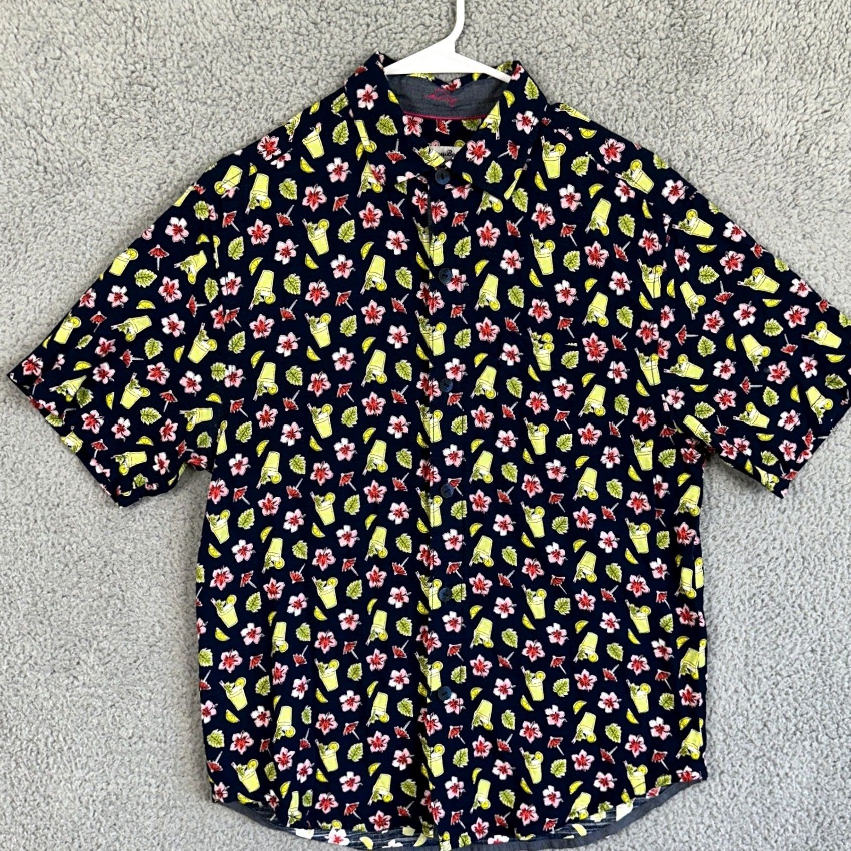 Tommy Bahama Tommy Bahama Button Up Shirt Mens Small Blue Floral Short Sleeve Casual Outdoor Size US S / EU 44-46 / 1 - 2 Thumbnail