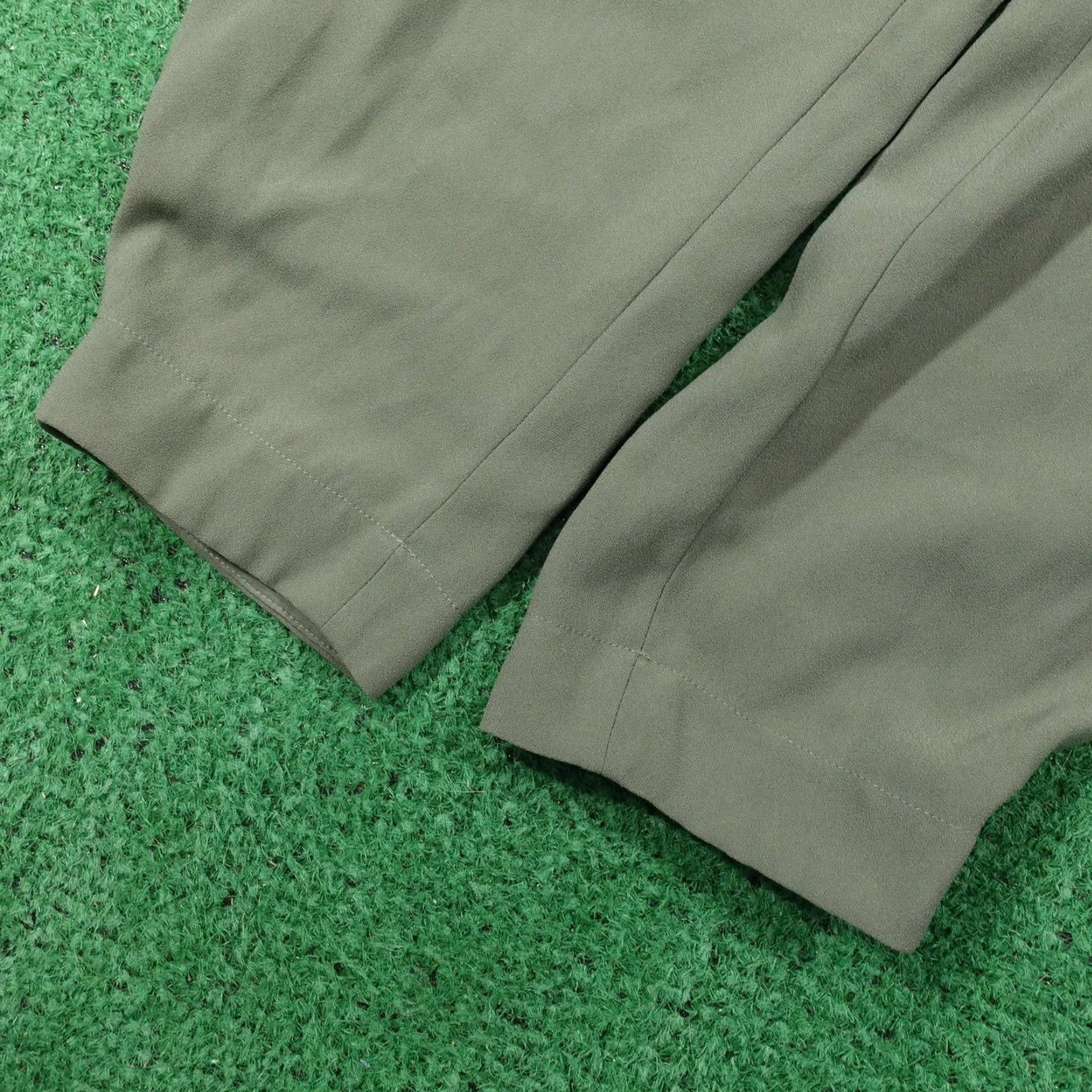 Express Express Pants Womens 2 Olive Green Ankle High Rise Cargo Tapered Leg Size 26" / US 2 / IT 38 - 3 Thumbnail