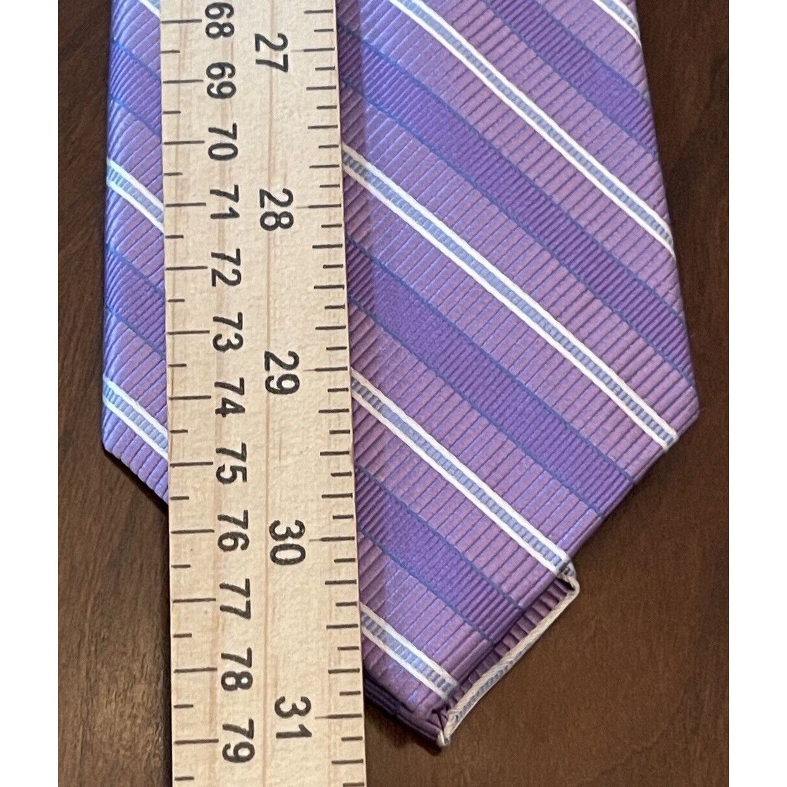 Other Rochester Purple Blue 100% Silk Made In China Long Size ONE SIZE - 5 Thumbnail