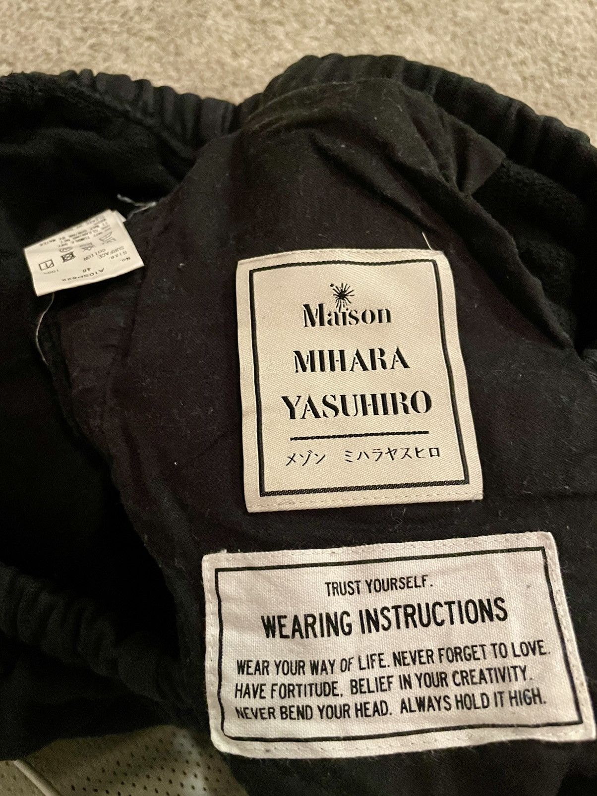 Maison MIHARA YASUHIRO Maison Mihara Yasuhiro Tromp l'oeil Shorts Size US 30 / EU 46 - 4 Thumbnail