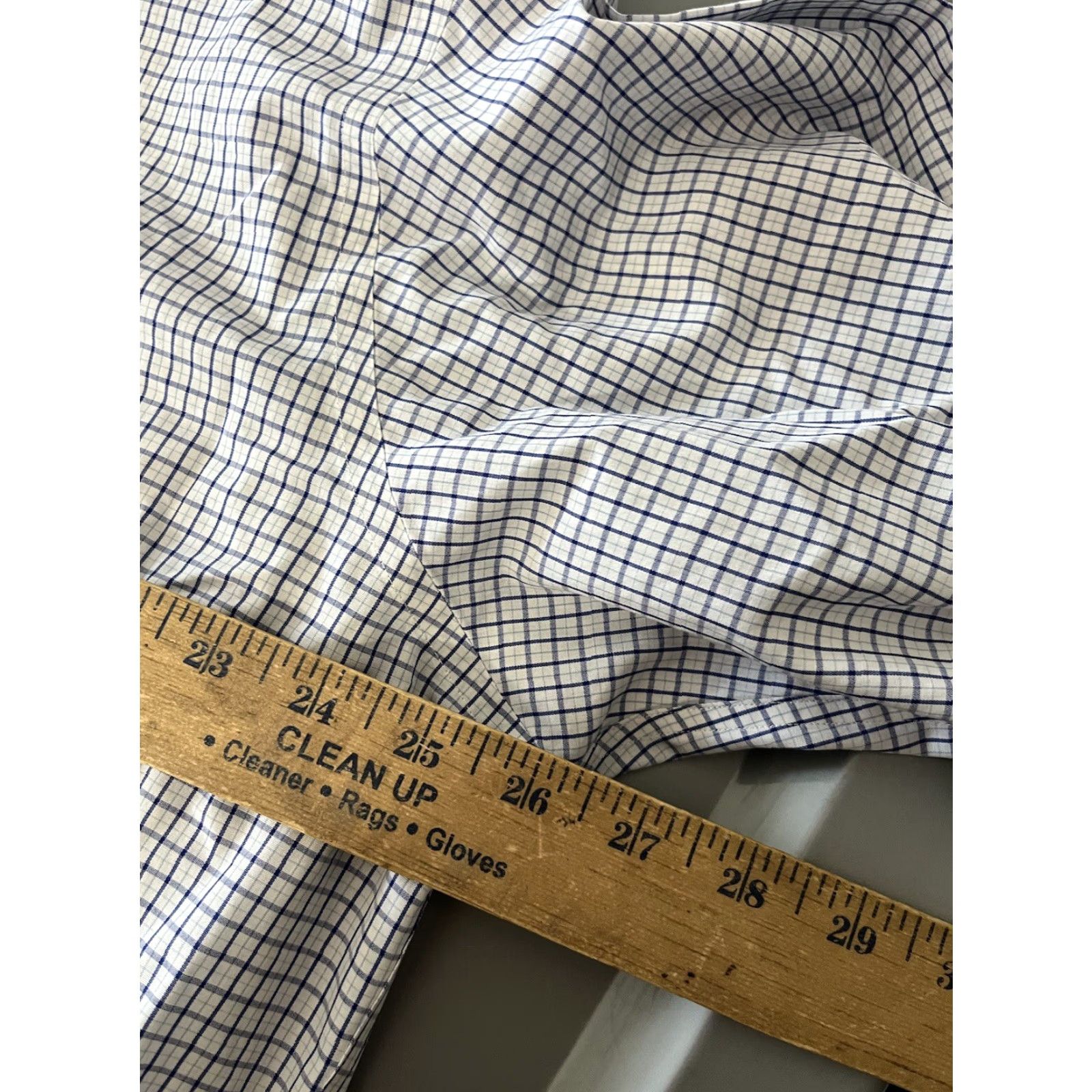 Brooks Brothers VINTAGE Brooks Brothers Dress Shirt Mens Blue White Check Gingham 17.5 Regular Size US XXL / EU 58 / 5 - 5 Thumbnail