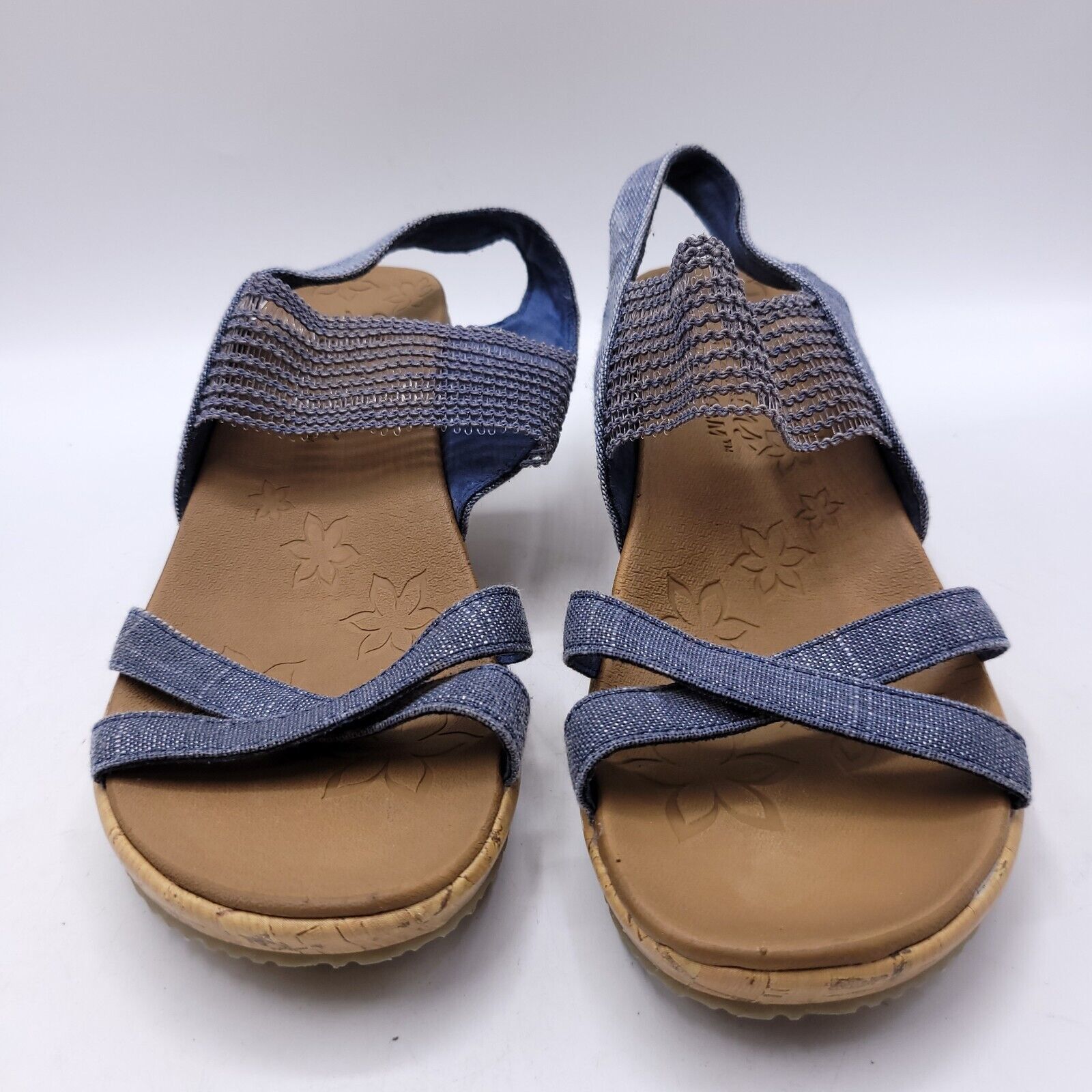 SKECHERS Skechers Beverlee High Tea Wedge Sandal Womens Size 7 31723 Size US 7 / IT 37 - 2 Thumbnail