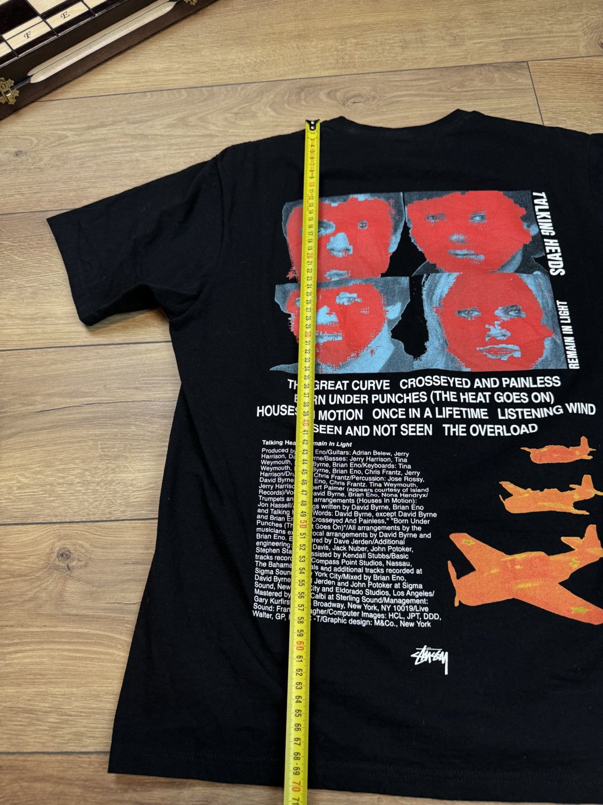 Stussy T shirt Stussy x Talking Heads original streetwear item Size US M / EU 48-50 / 2 - 7 Thumbnail