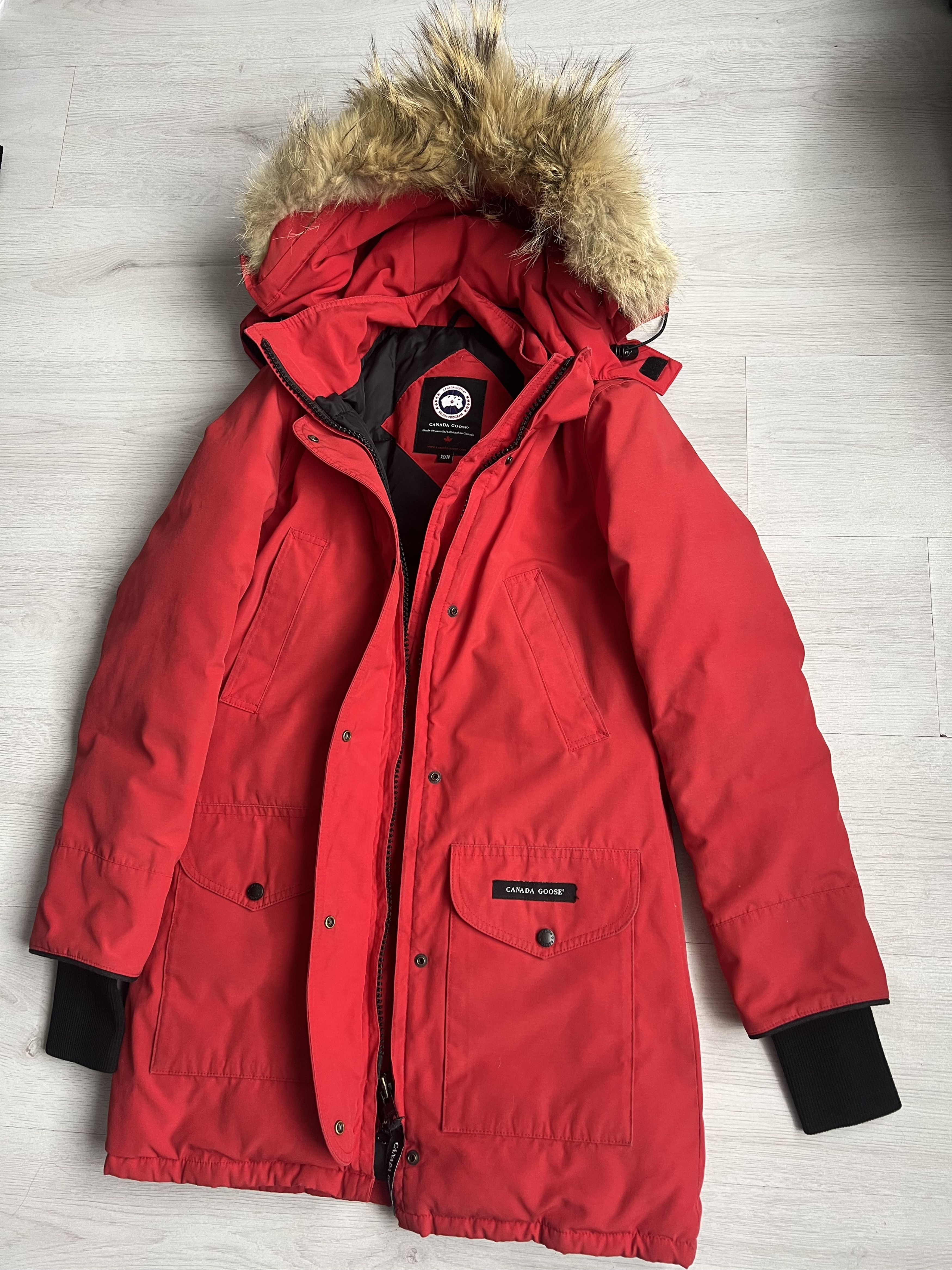 Canada Goose CANADA GOOSE LADIES TRILLIUM PARKA - Red 6550L R Down Size XS / US 0-2 / IT 36-38 - 5 Thumbnail