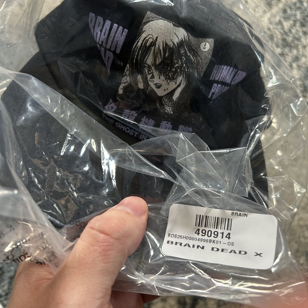 Brain Dead GHOST iN THE SHELL 6-PANEL JAPAN CYBERPUNK NOiR MANGA ANiME Size ONE SIZE - 9 Thumbnail