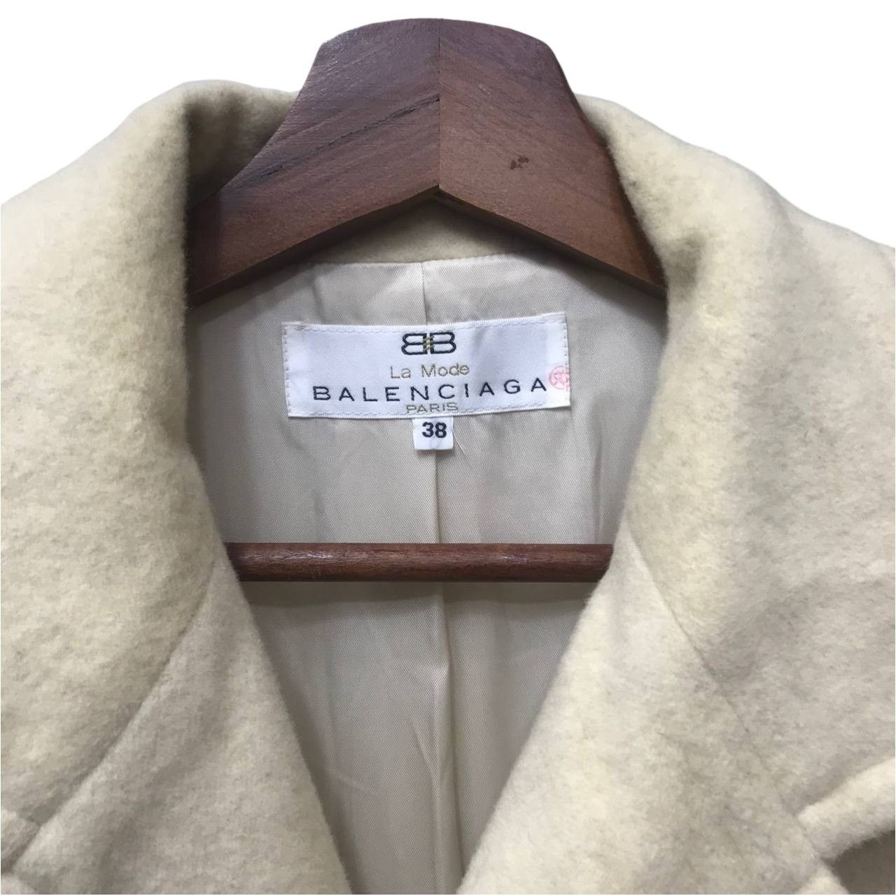Balenciaga VINTAGE BALENCIAGA DOUBLE FACE WOOL WOMEN COAT MADE IN JAPAN Size M / US 6-8 / IT 42-44 - 7 Thumbnail