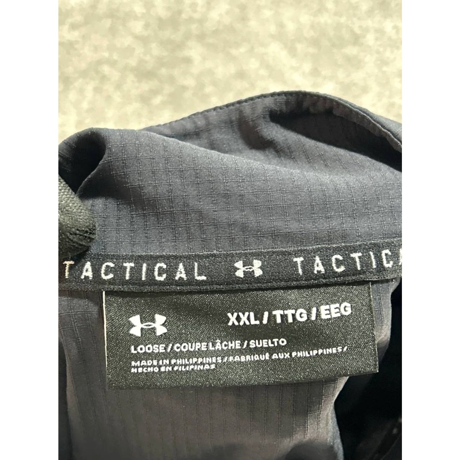 Under Armour Under Armour Sweater Mens XXL Black Tactical Quarter Zip Shirt Pullover Winter Casual Logo Mens XXL Black Size US XXL / EU 58 / 5 - 3 Thumbnail