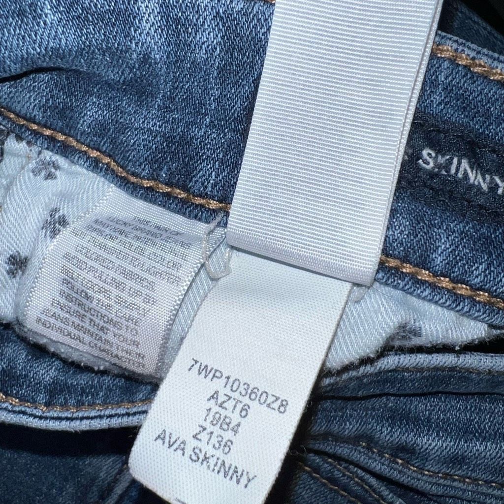 Lucky Brand Ava Skinny Mid-Rise Jeans, Light Fading Blue Den