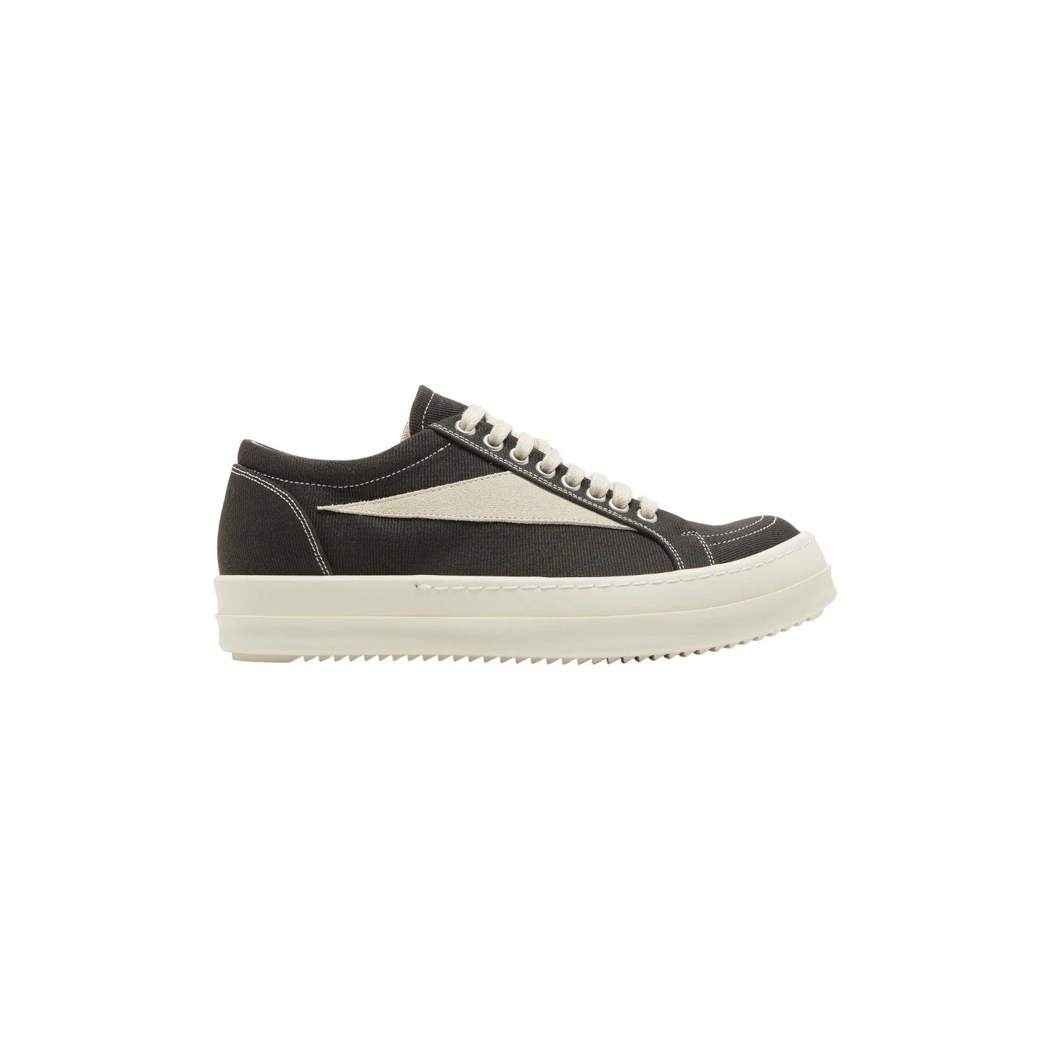 Rick Owens Rick Owens 'DRKSHDW Vintage' Canvas Dark Dust & Milk Sneaker Size US 11 / EU 44 - 1 Preview