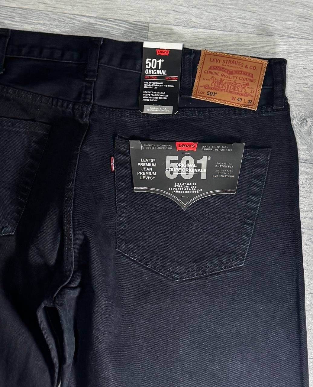 Levi's Levi’s 501 Jeans in Black W34 L32. Size US 40 / EU 56 - 5 Thumbnail