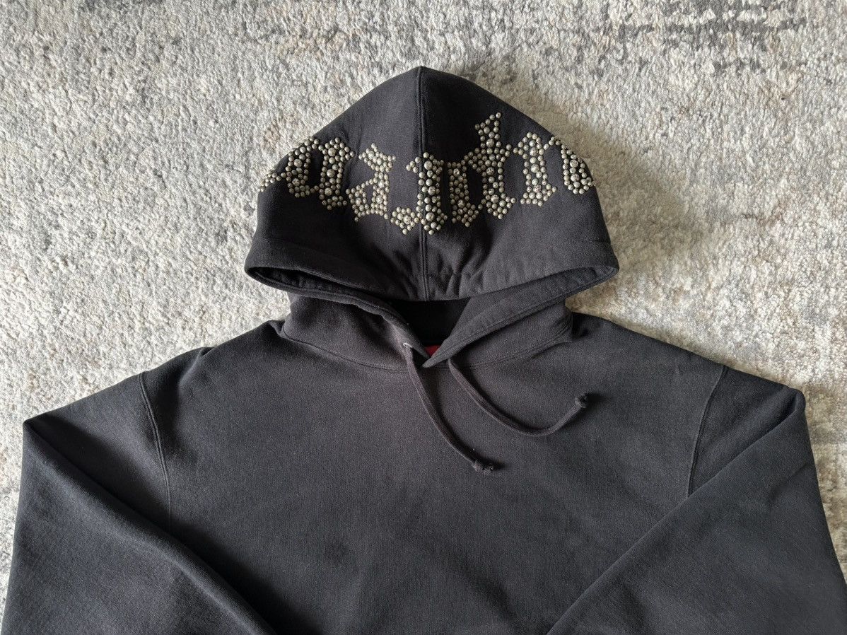 Supreme Supreme Overdyed Studded Hooded Sweatshirt SS26/W7 Size US M / EU 48-50 / 2 - 12 Thumbnail