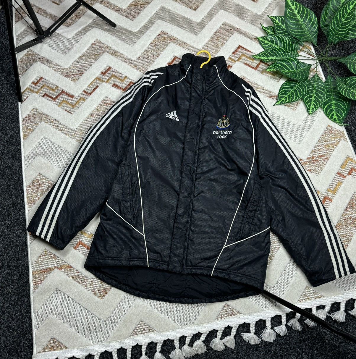 Adidas Insulated football jacket Adidas New Castle 2004 2005 Size US L / EU 52-54 / 3 - 15 Thumbnail