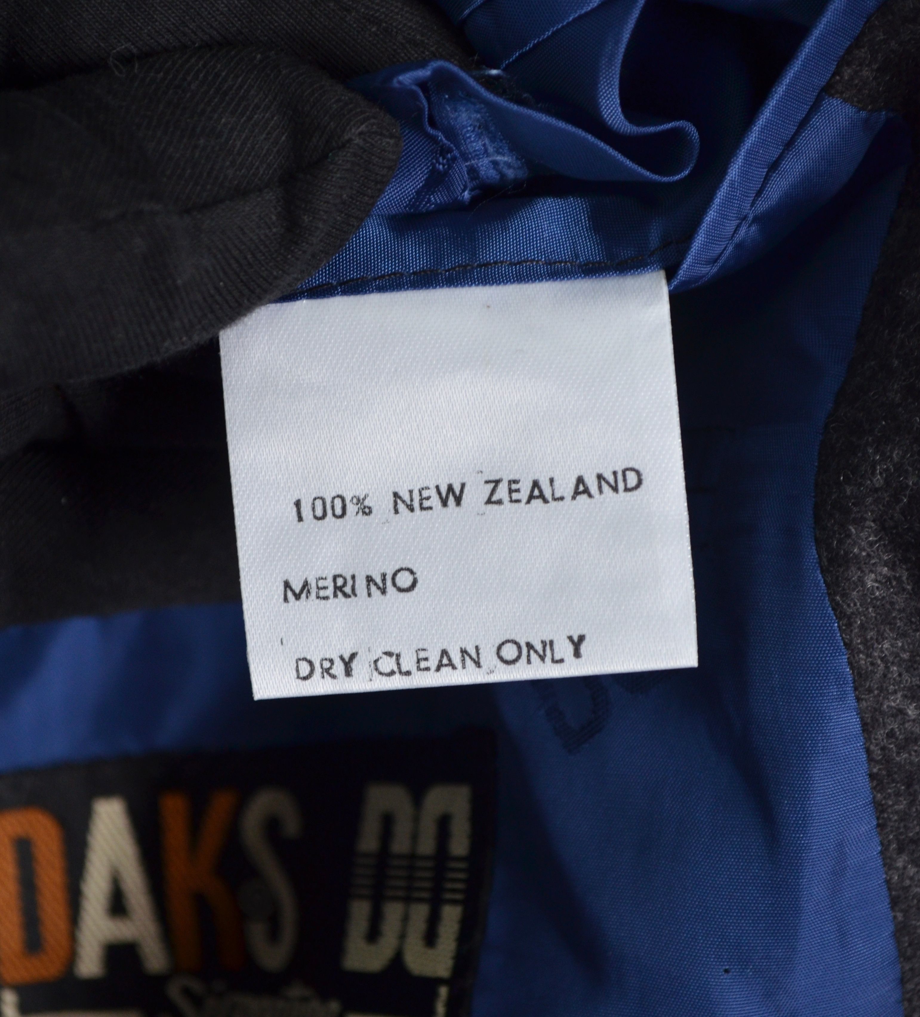 DAKS × Designer DAKS London Vintage Wool Dobuel Breasted Jacket US40/EU50 Size 40R - 10 Thumbnail