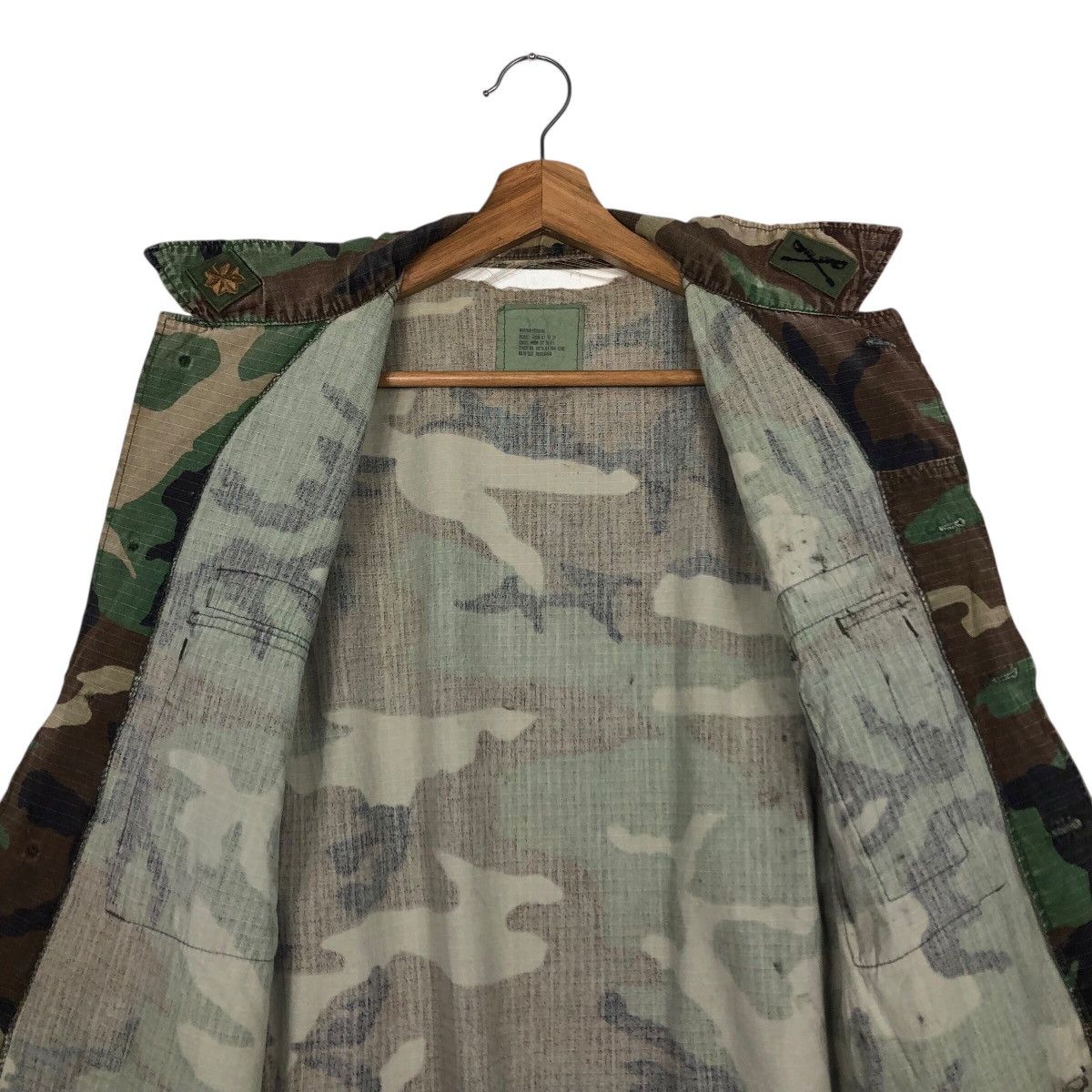 Vintage 📌Vintage Chore Work Jacket Military Us Air Force Camouflage Size US M / EU 48-50 / 2 - 17 Thumbnail