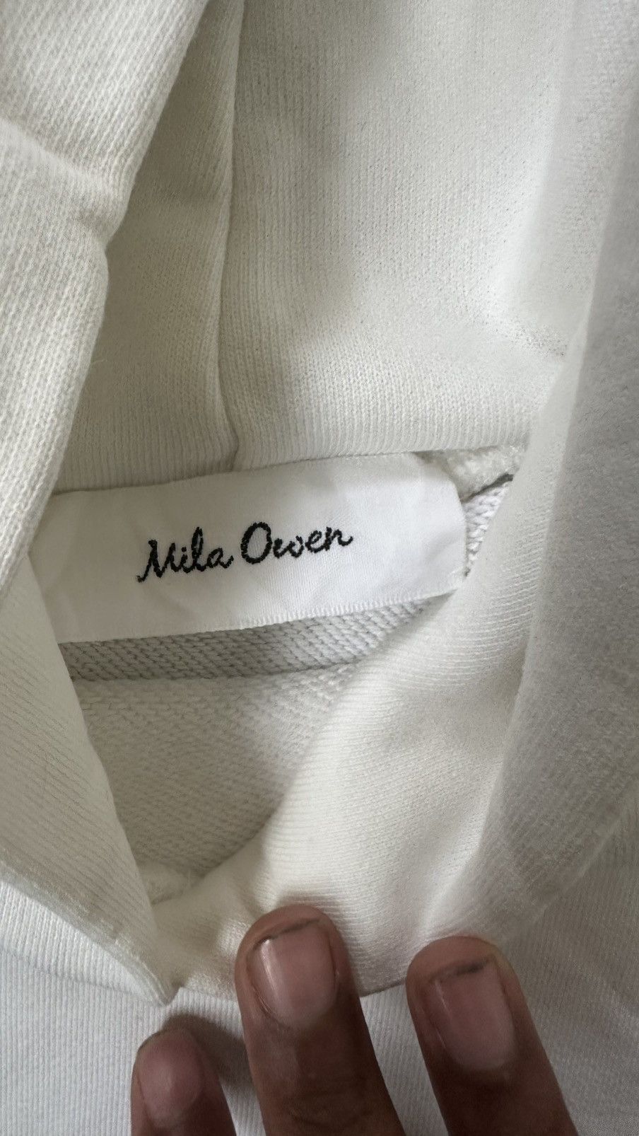 Japanese Brand MILA OWEN CROPPED HOODIE Size US M / EU 48-50 / 2 - 5 Thumbnail