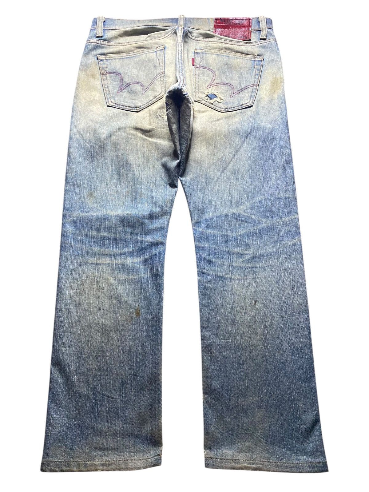 Edwin Edwin Japanese brand Grunge Distressed Jeans Size US 34 / EU 50 - 2 Thumbnail