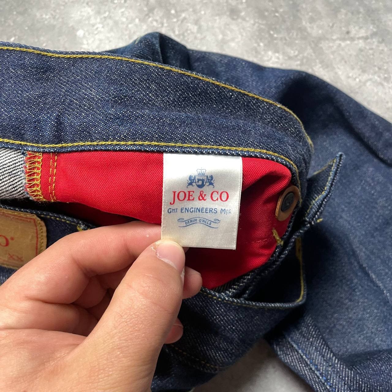 Japanese Brand Joe & Co Collier 14.5 oz Japanese Blue Selvedge Jeans W30 Size US 30 / EU 46 - 18 Thumbnail