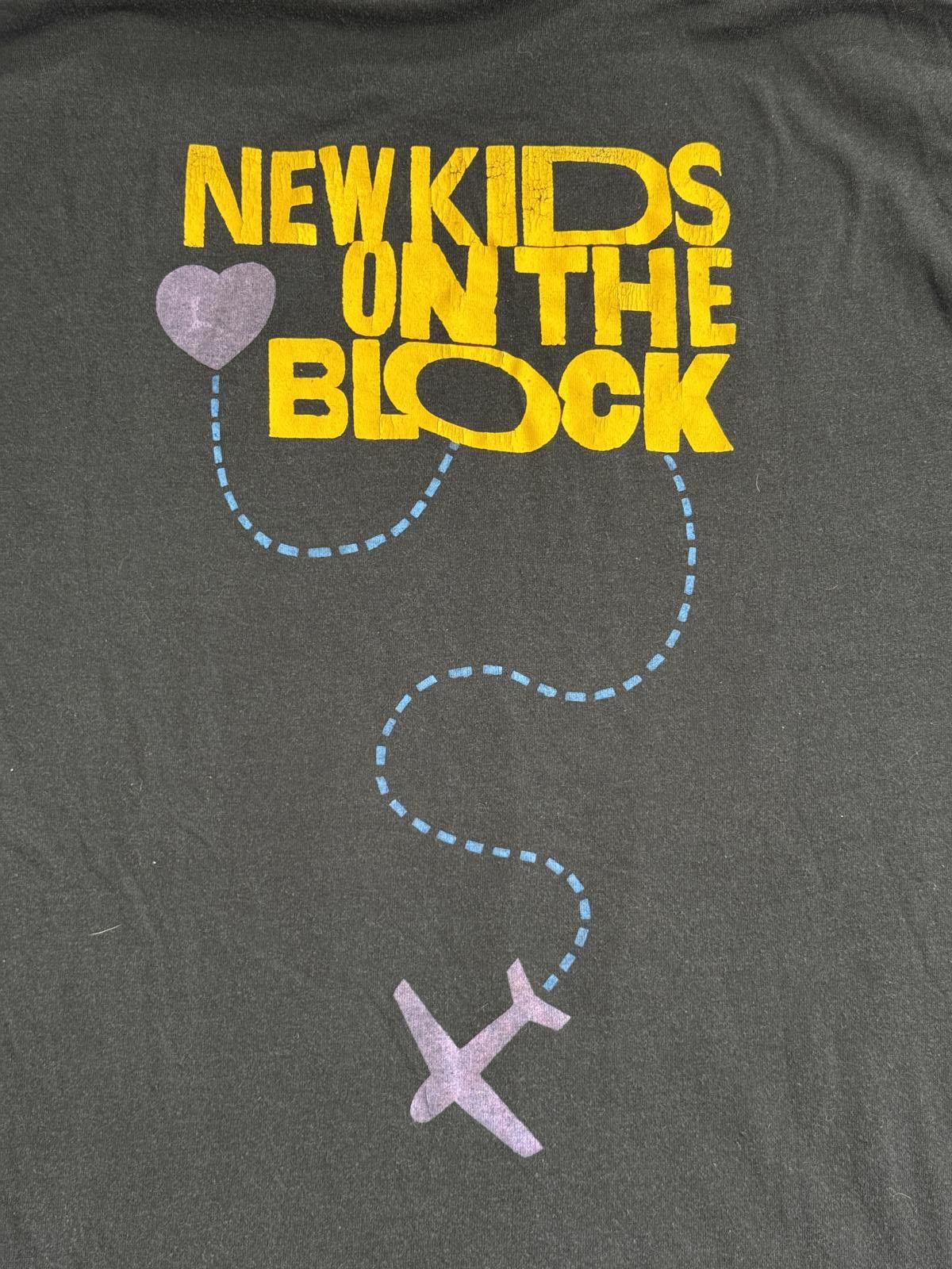 Anvil Vintage NKOTB t-shirt New Kids on the Block Members 1990 - M Size US M / EU 48-50 / 2 - 6 Thumbnail