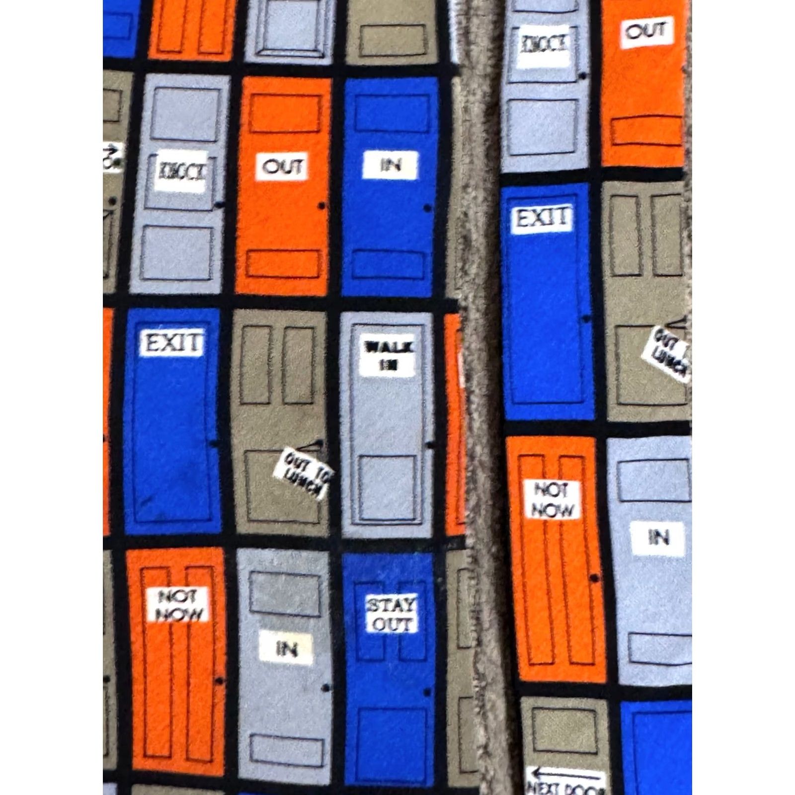Vintage VINTAGE Vicky Davis Silk Necktie Tie Mens MINT Oppurtunity Knocks Size ONE SIZE - 6 Thumbnail