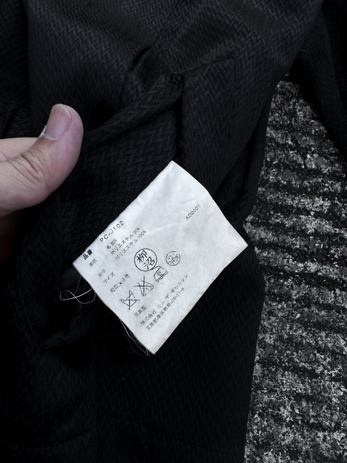 Comme des Garcons Homme Plus Comme des Garcons Homme Plus AW01 Houndstooth Jacket Size US M / EU 48-50 / 2 - 14 Thumbnail