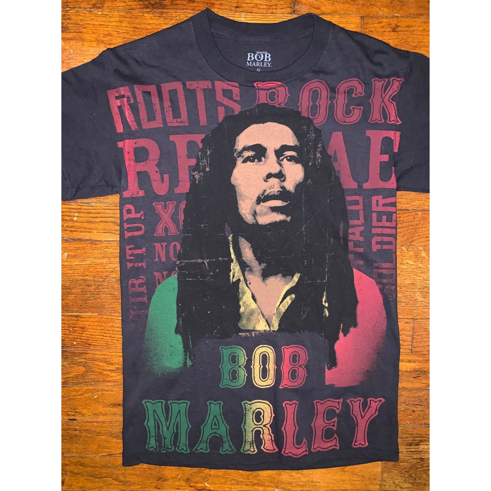 Band Tees × Bob Marley Bob Marley Roots Rock Reggae T Shirt Small Black Graphic Tee Size US S / EU 44-46 / 1 - 2 Thumbnail