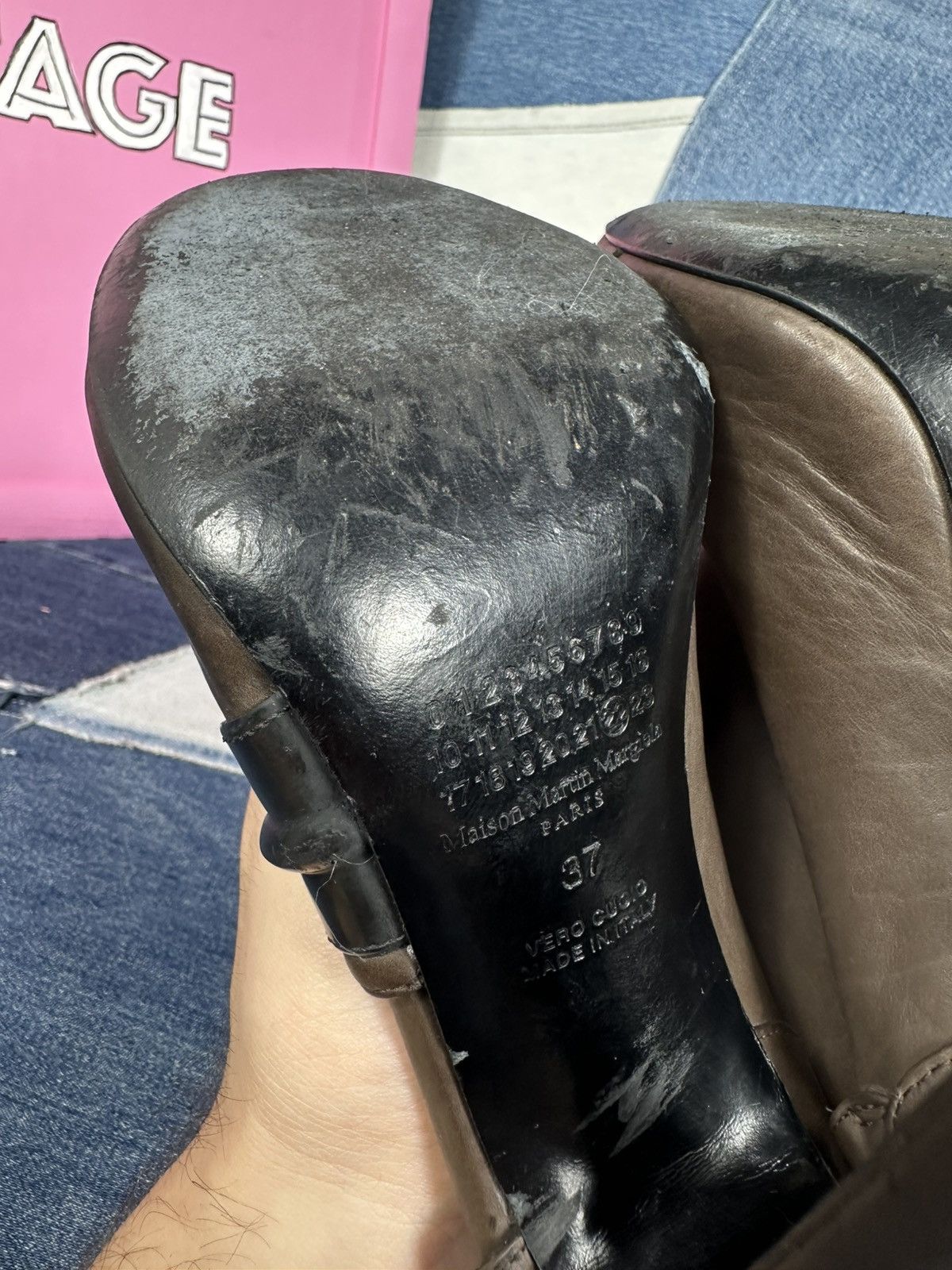 Maison Margiela Maison Martin Margiela Leon Max Peep Toe Leather Heels Size US 7 / IT 37 - 18 Thumbnail