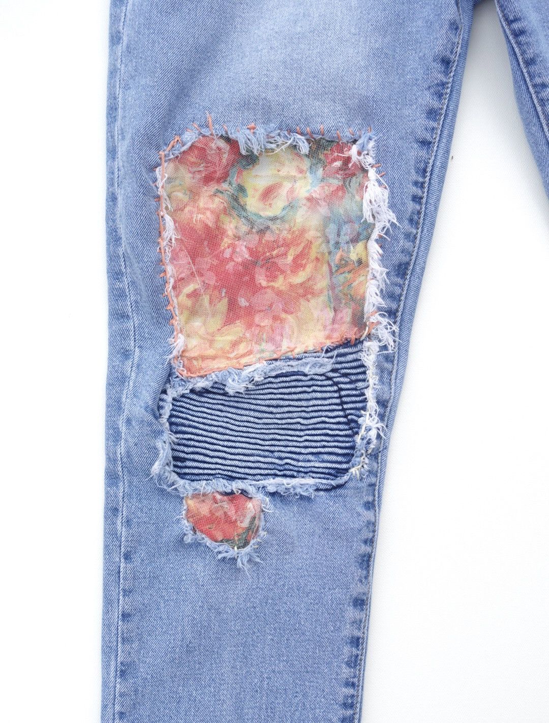 Vintage Grandma’s garden jeans Size US 31 - 4 Thumbnail