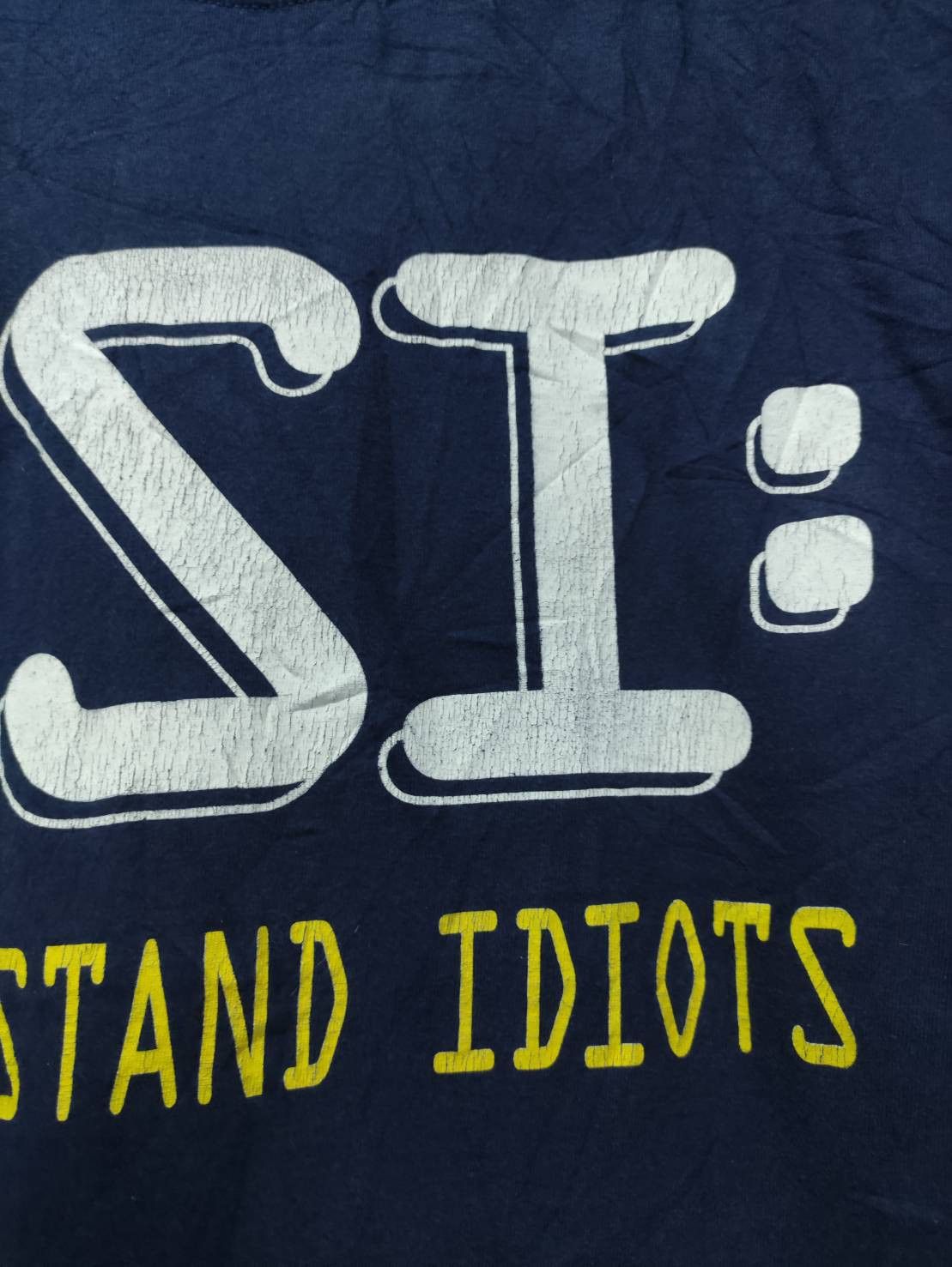Vintage Vtg 00's CSI: Cant Stand Idiots Parody Funny T-Shirt Size US XL / EU 56 / 4 - 4 Thumbnail
