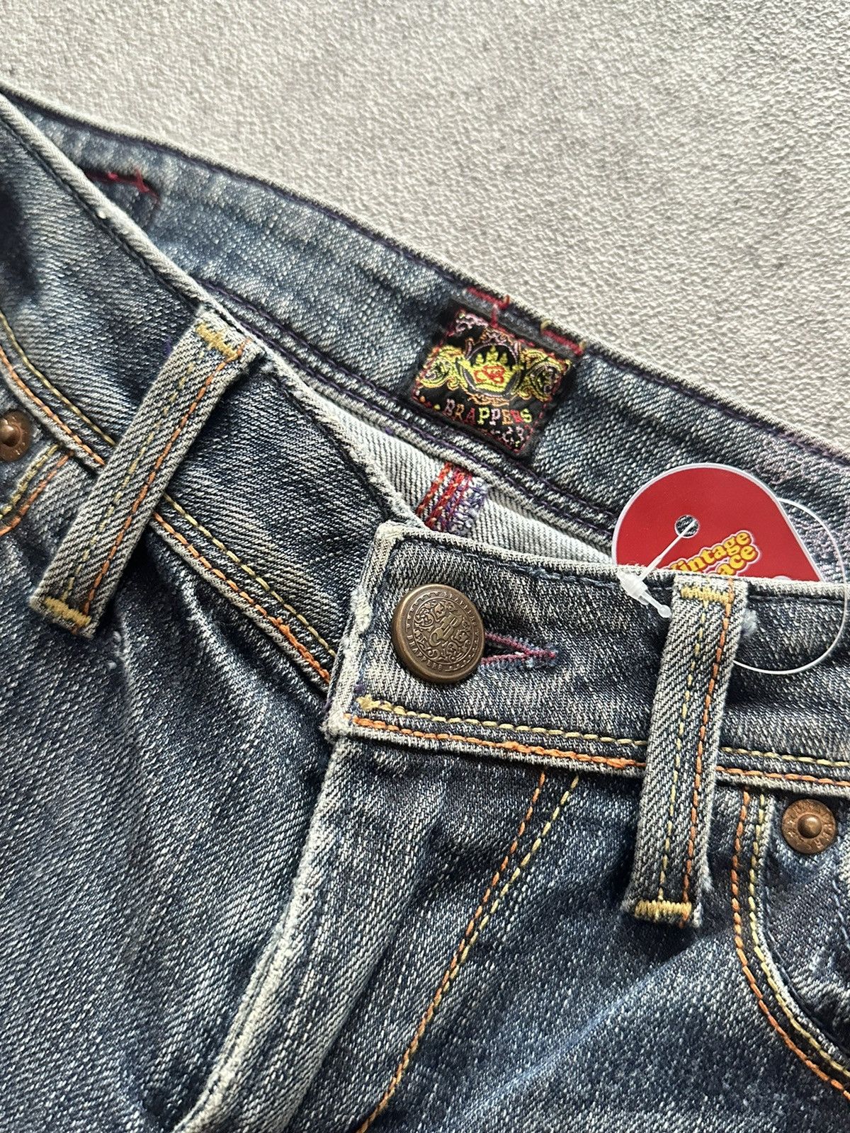 Tornado Mart 90s Japanese Brappers Flared Washed Denim Jeans Lgb Size US 29 - 6 Thumbnail