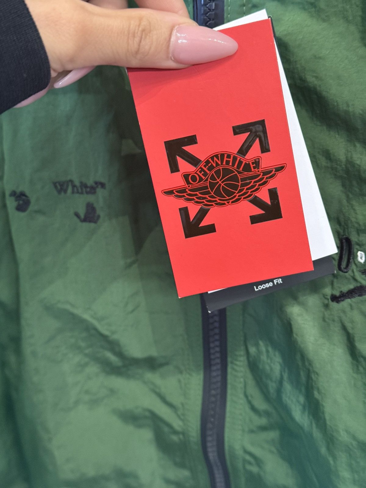 Jordan Brand × Off-White JORDAN X OFF-WHITE TRACK JACKET SIZE L Size US L / EU 52-54 / 3 - 5 Thumbnail