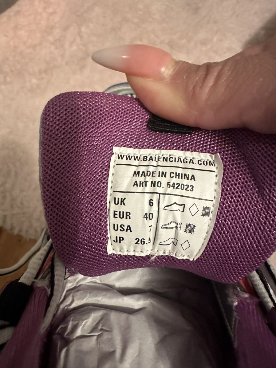Balenciaga Balenciaga Track Sneaker 'Metallic Multicolor Size US 7 / EU 40 - 11 Thumbnail