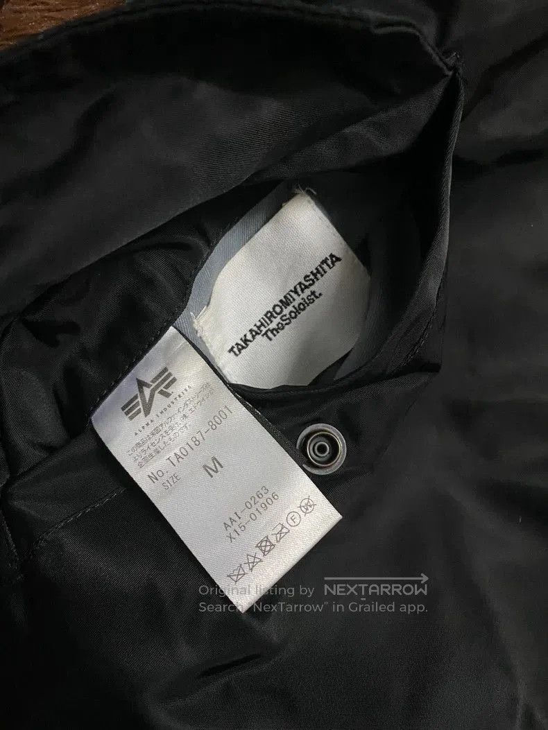 Takahiromiyashita The Soloist. TAKAHIRO MIYASHITA Embroidered MA-1 Jacket. Size US M / EU 48-50 / 2 - 3 Thumbnail