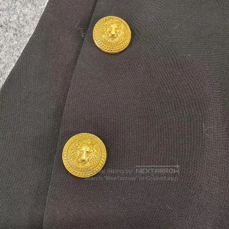 Balmain Balmain Black Women's Skirt with Gold Buttons . Size 30" / US 8 / IT 44 - 5 Thumbnail